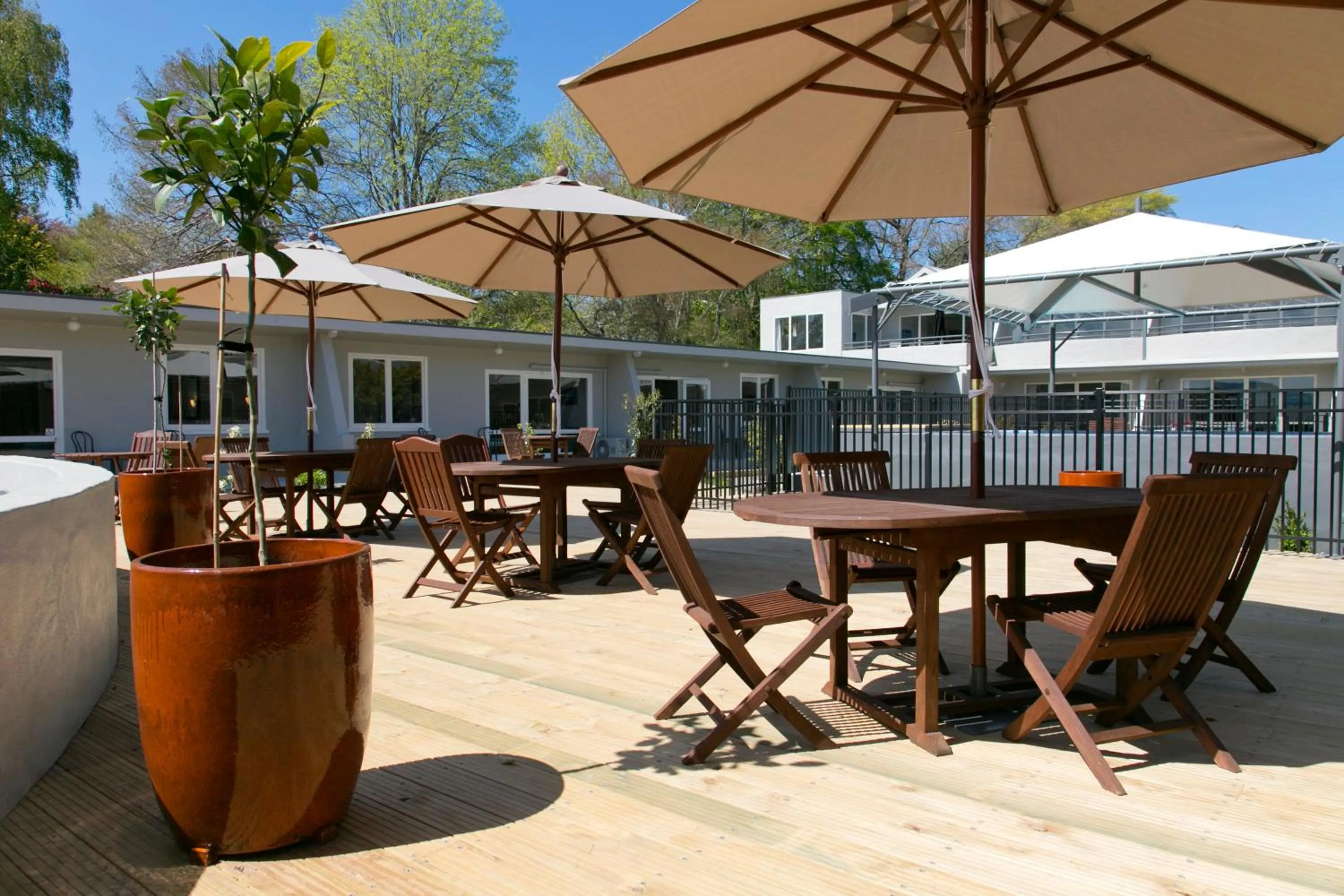 BBQ facilities in Anchorage Resort Taupo NZ