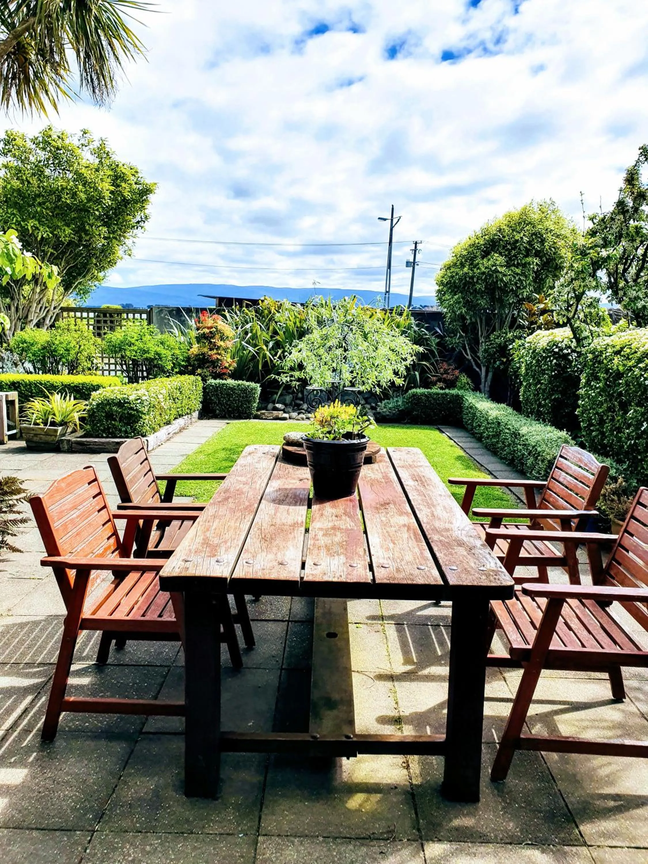 Patio in La Riviera Guesthouse