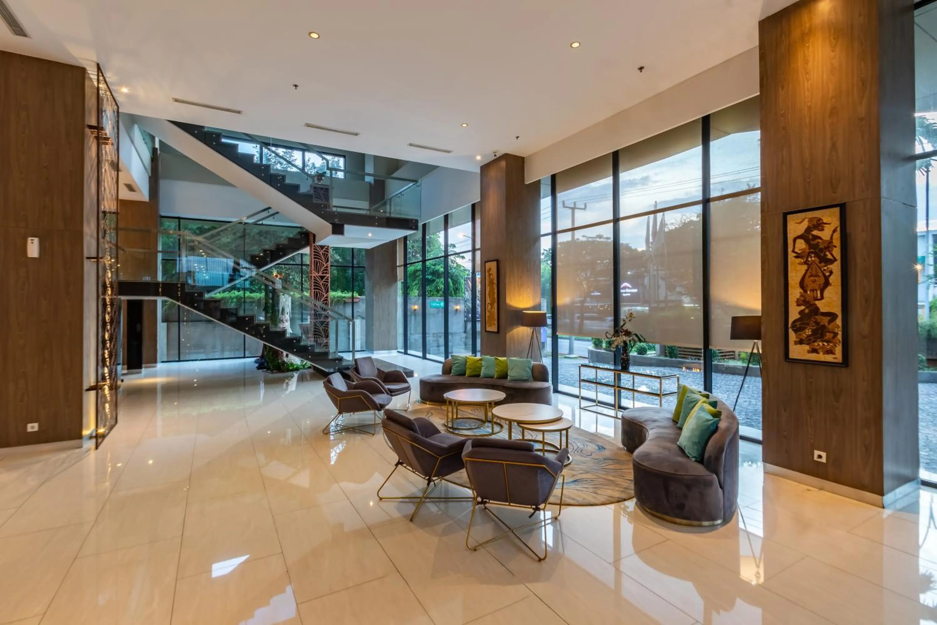 Lobby or reception in Hotel AYOLA Lippo Cikarang