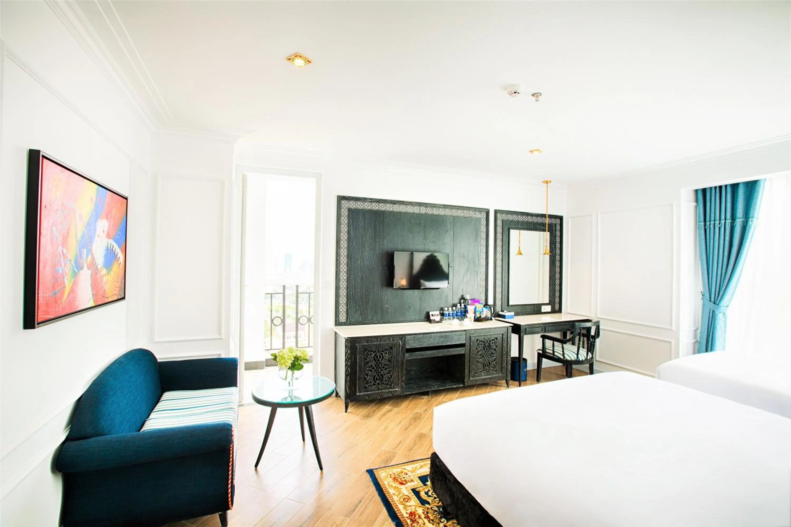 Balcony/Terrace, Bed in Fivitel Da Nang