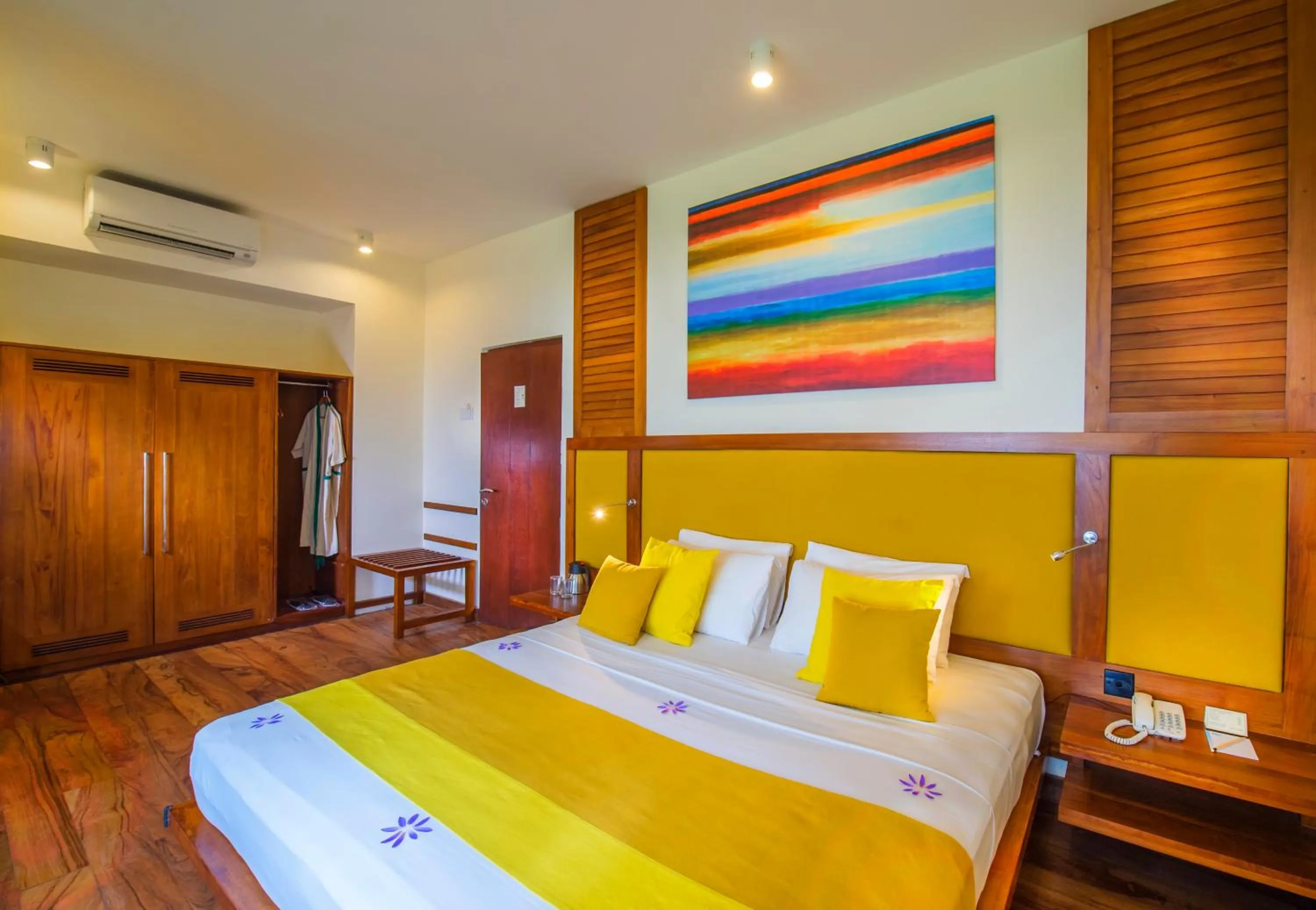 Bed in Mermaid Hotel & Club