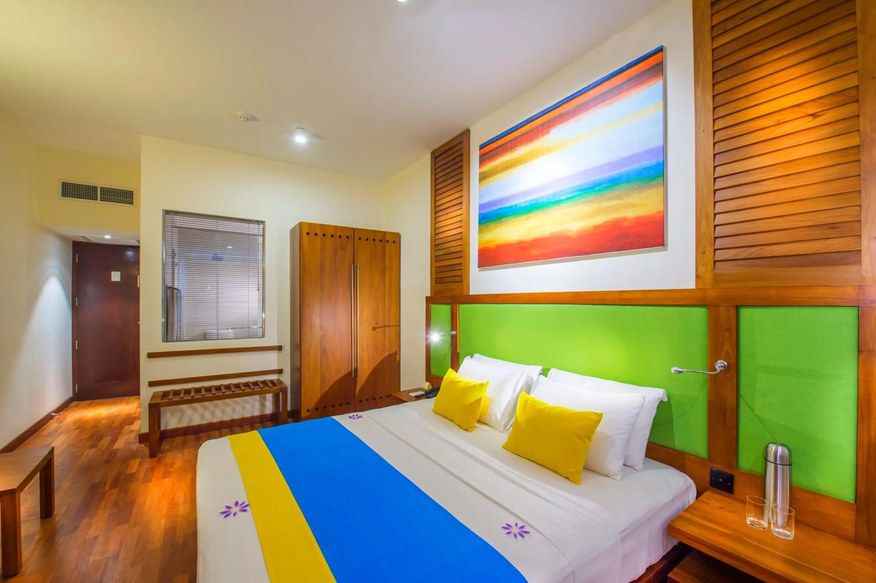 Bed in Mermaid Hotel & Club