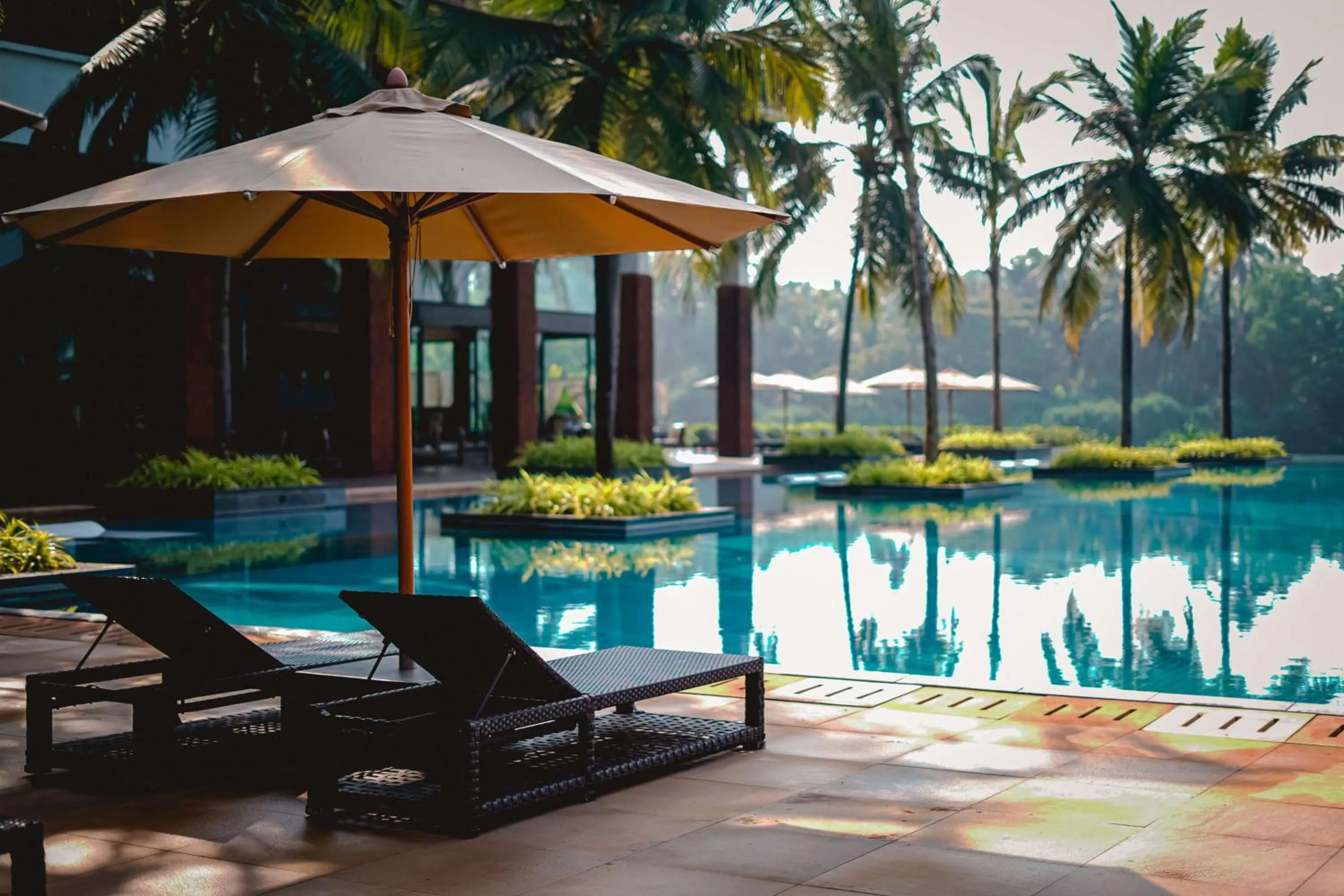 Pool view in Alila Diwa Goa - A Hyatt Brand