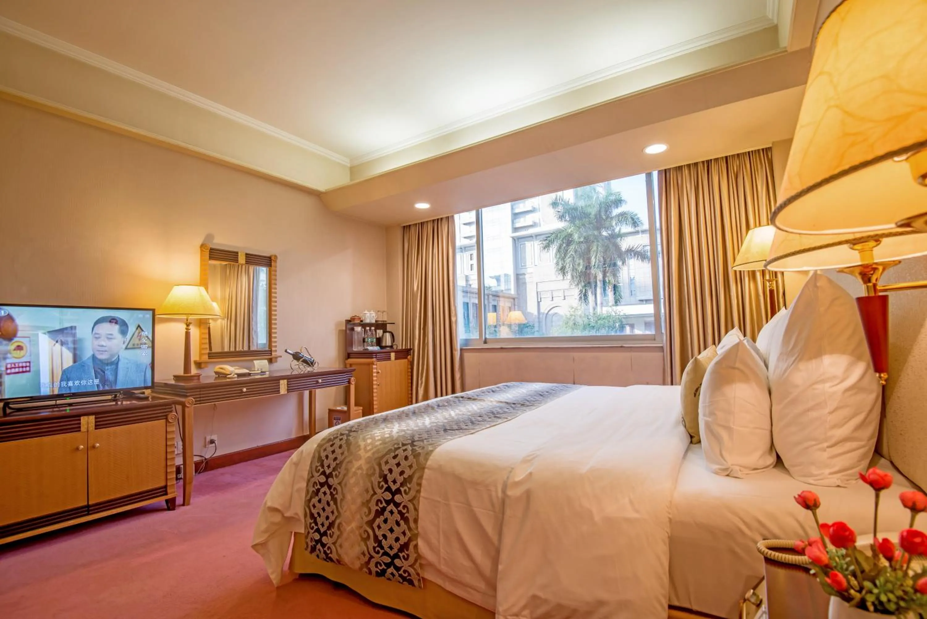 TV and multimedia, Bed in Panyu Hotel