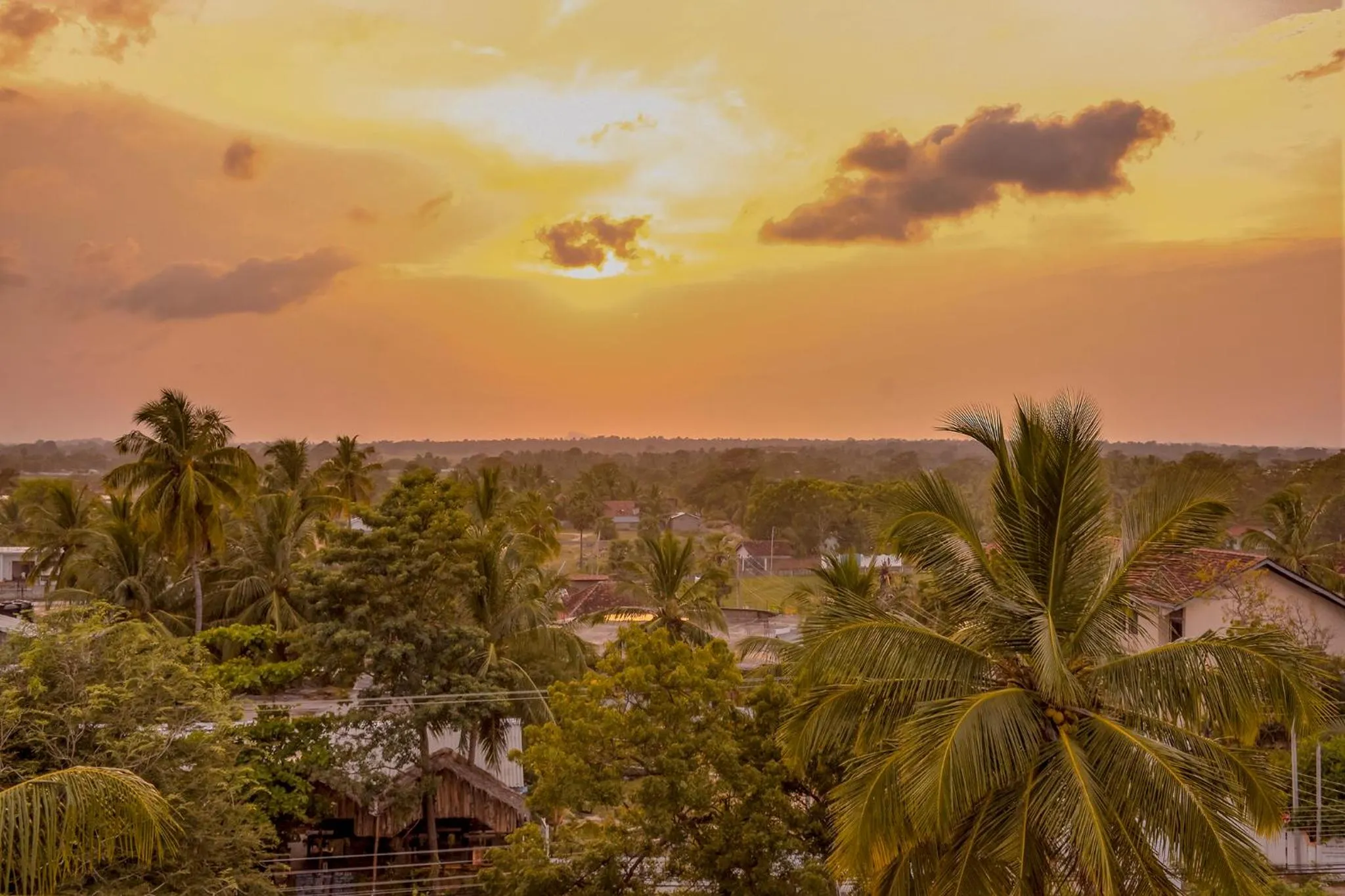 Sunset in Nice Place Beach Hotel