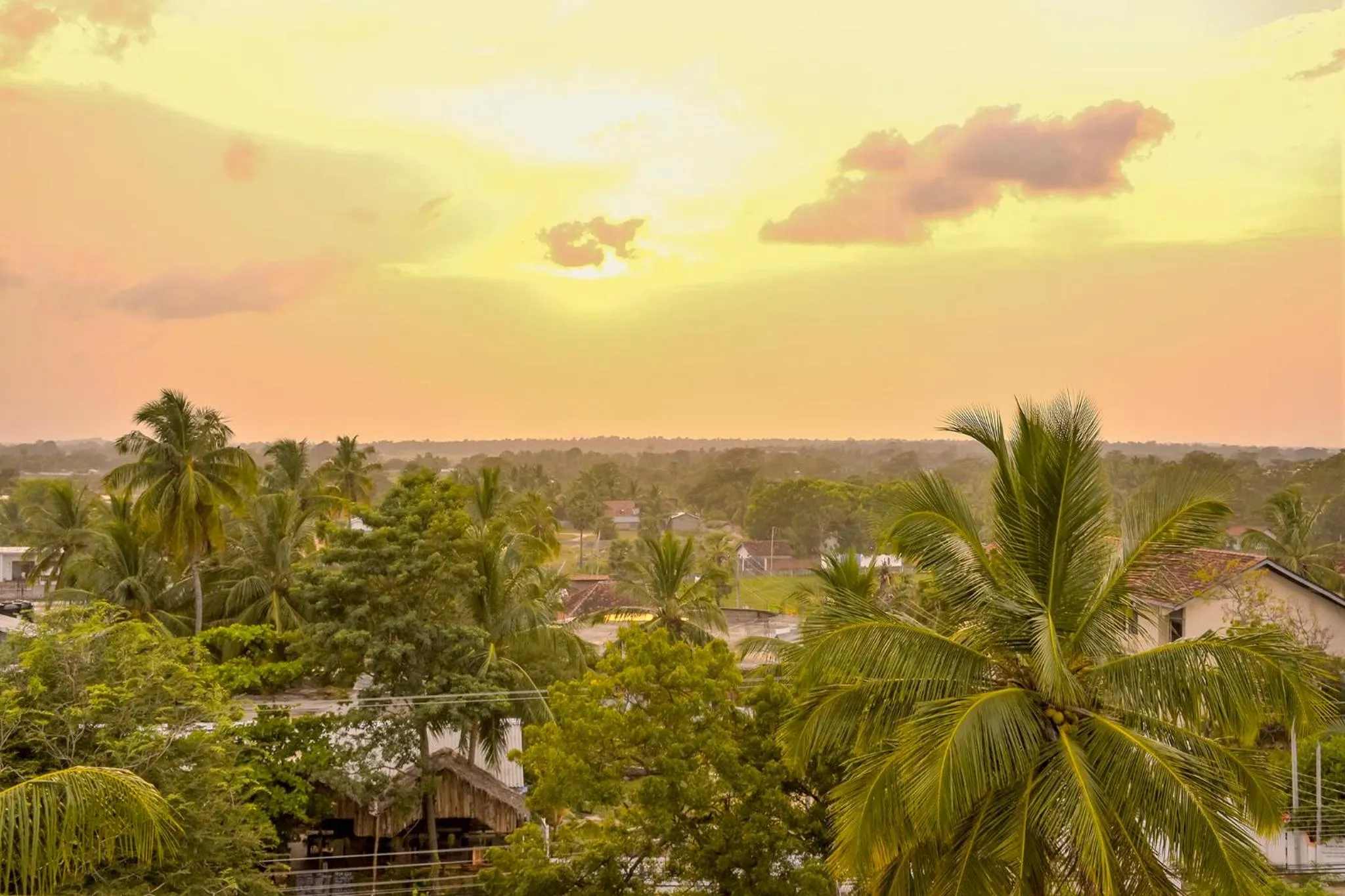 Sunset in Nice Place Beach Hotel