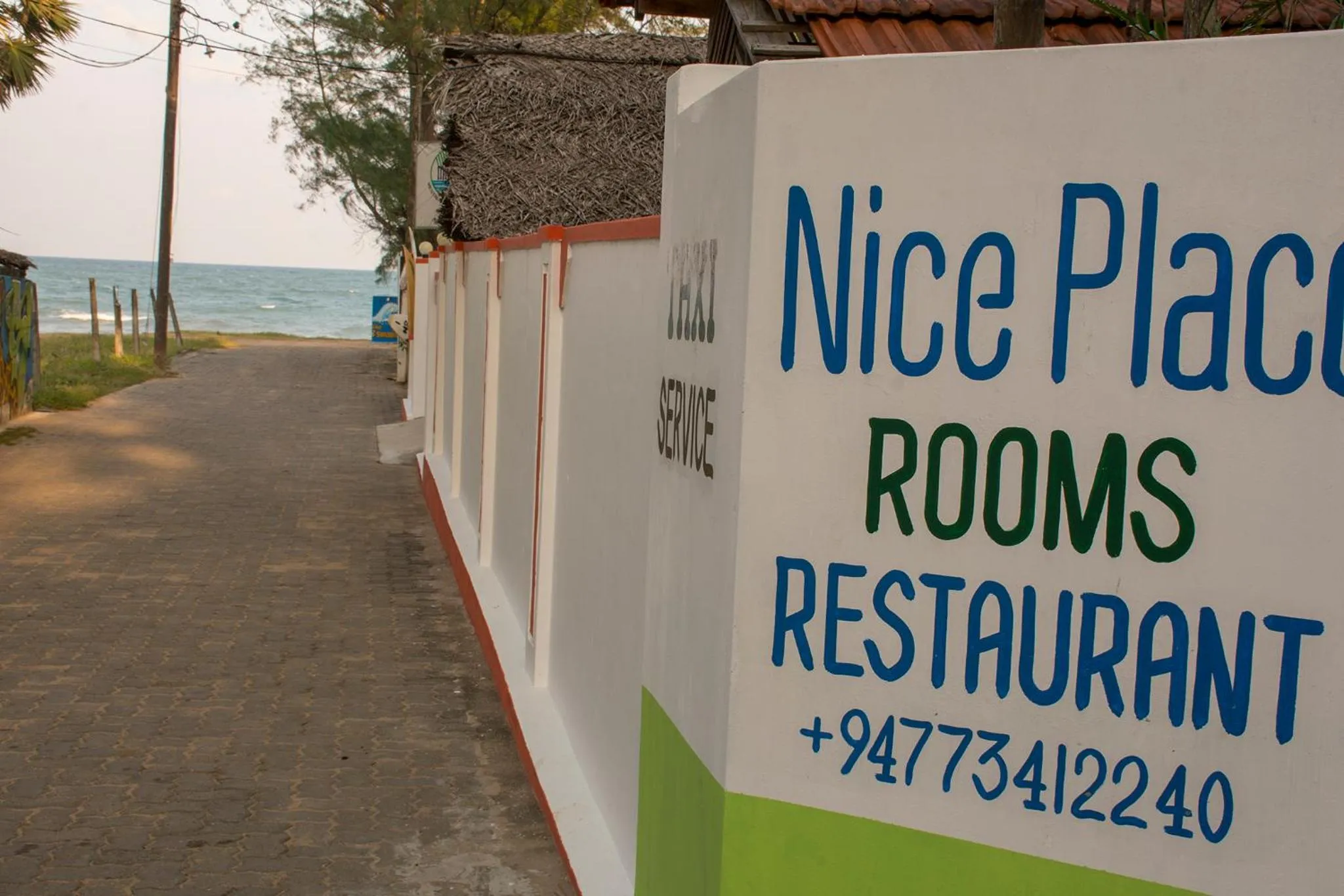Logo/Certificate/Sign in Nice Place Beach Hotel