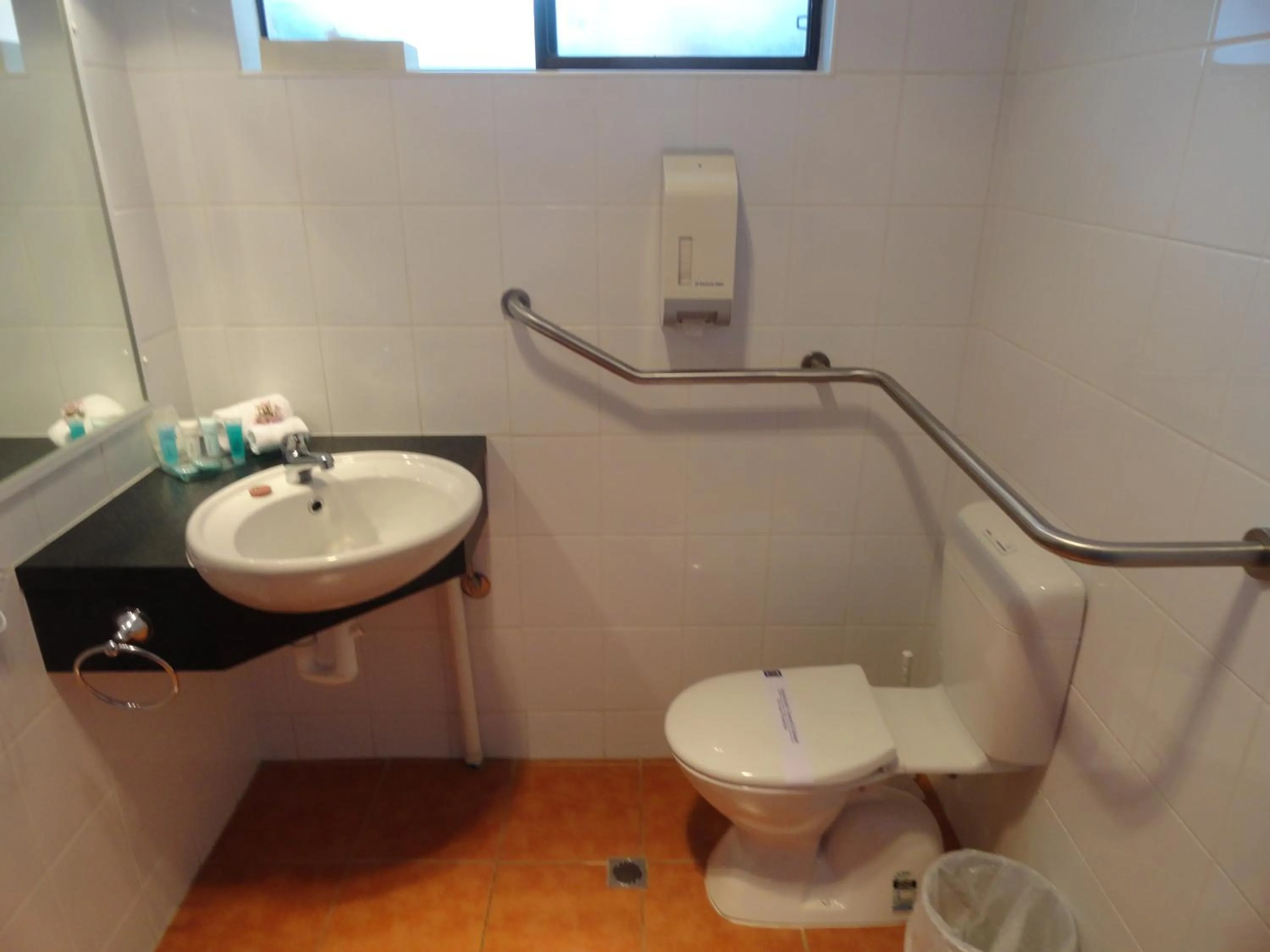 Bathroom in Victoria Lodge Motor Inn & Apartments