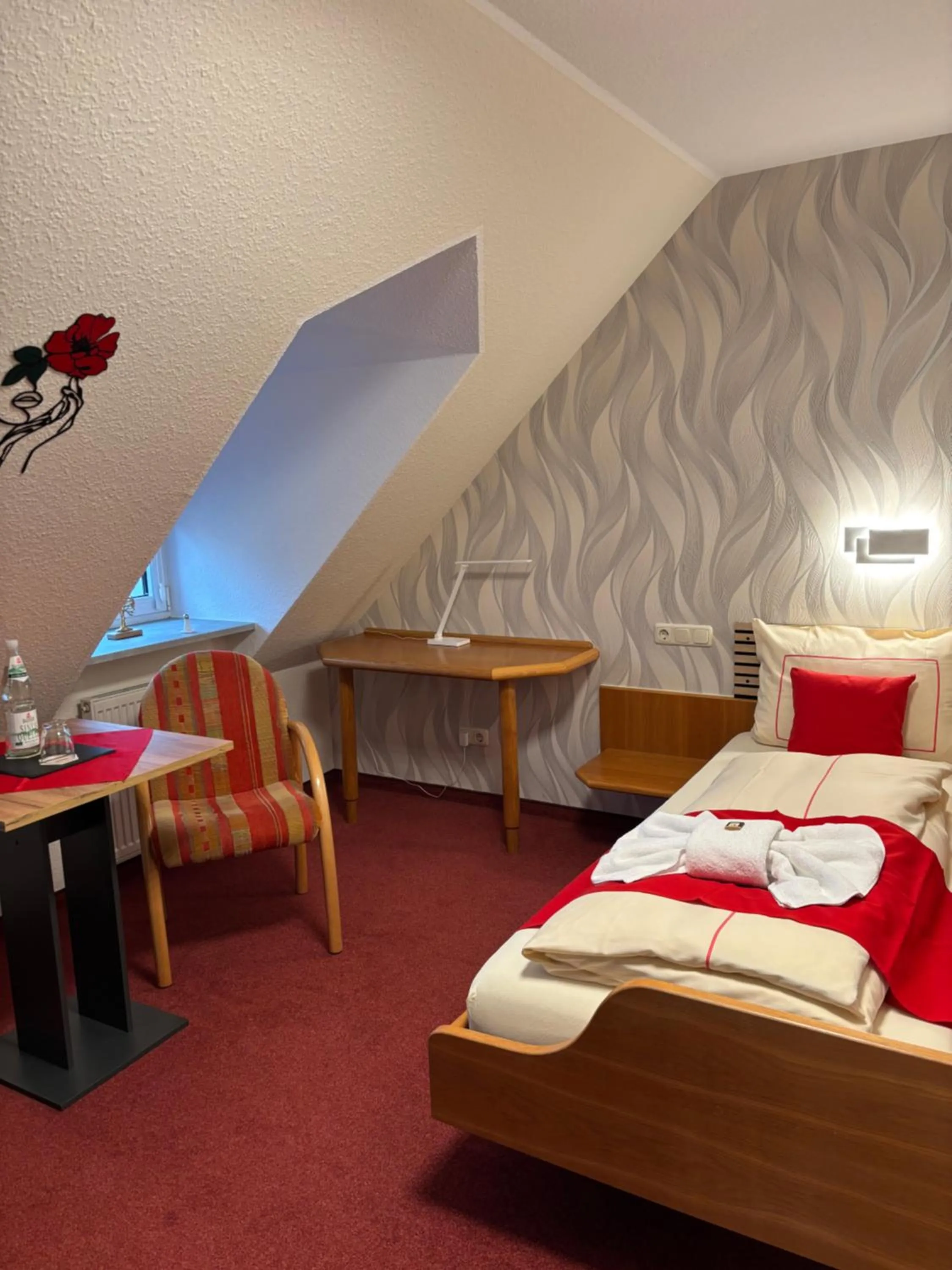 Bed in Ambiente Hotel Strehla