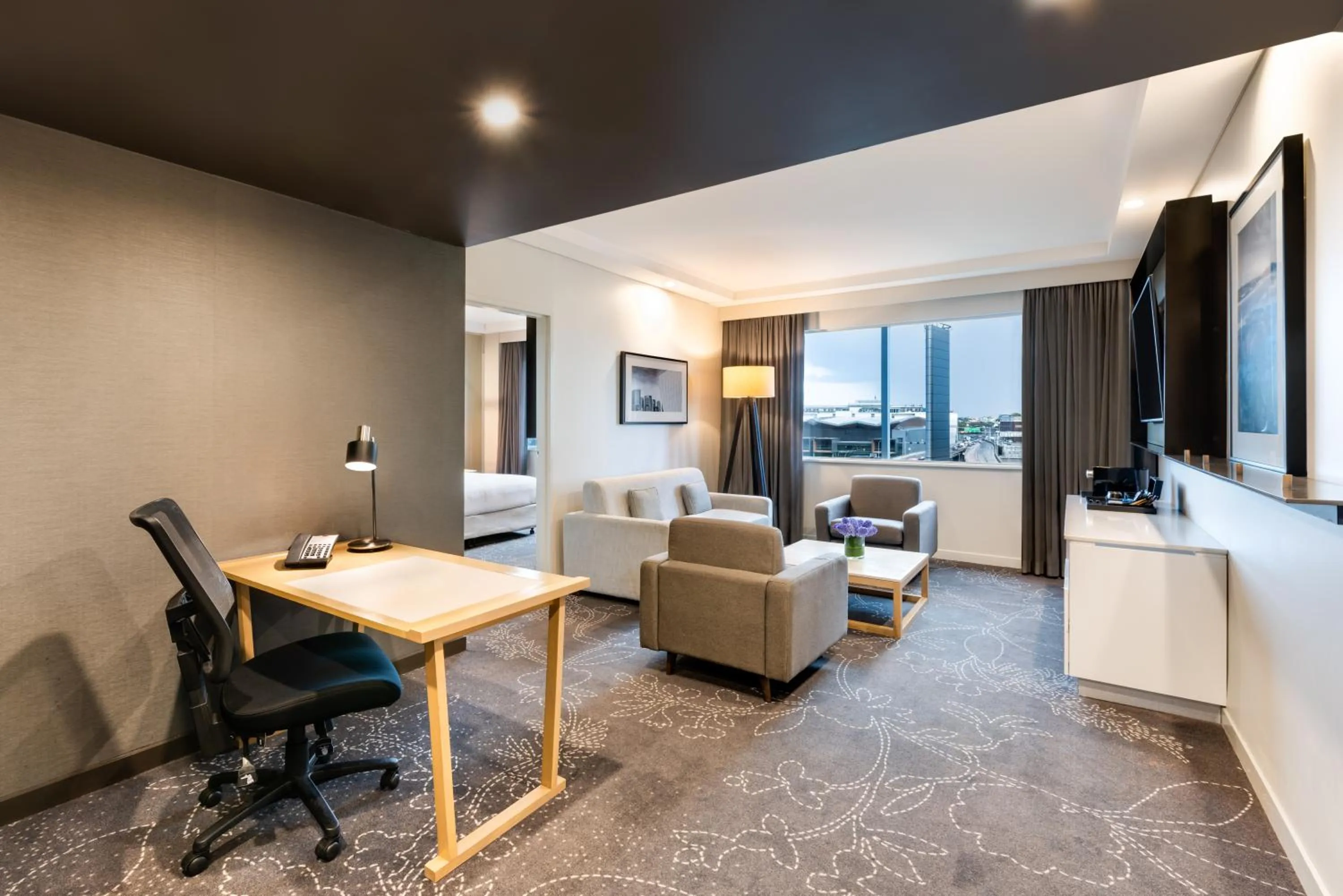 Living room in PARKROYAL Darling Harbour, Sydney