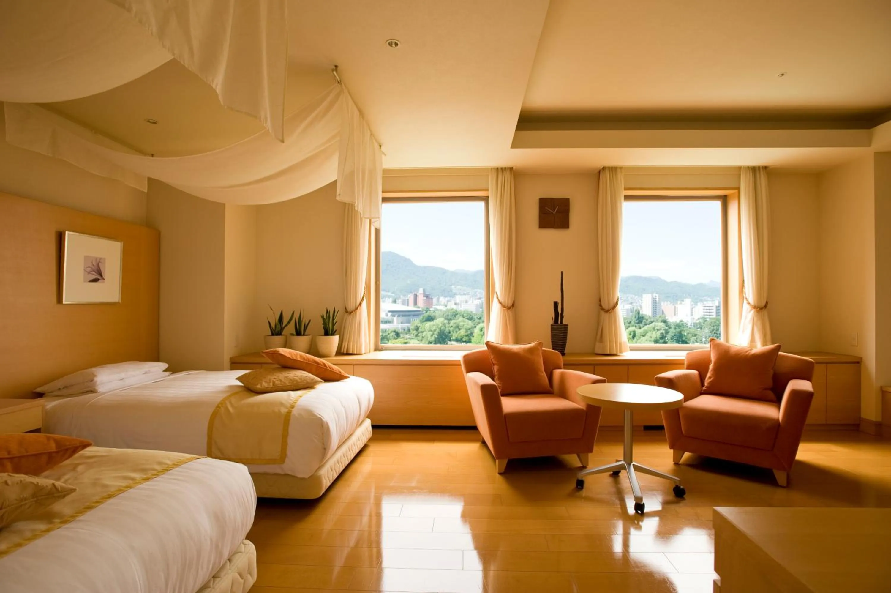 Photo of the whole room, Bed in Sapporo Park Hotel