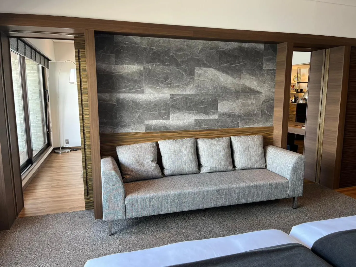 Bedroom in Scapes The Suite