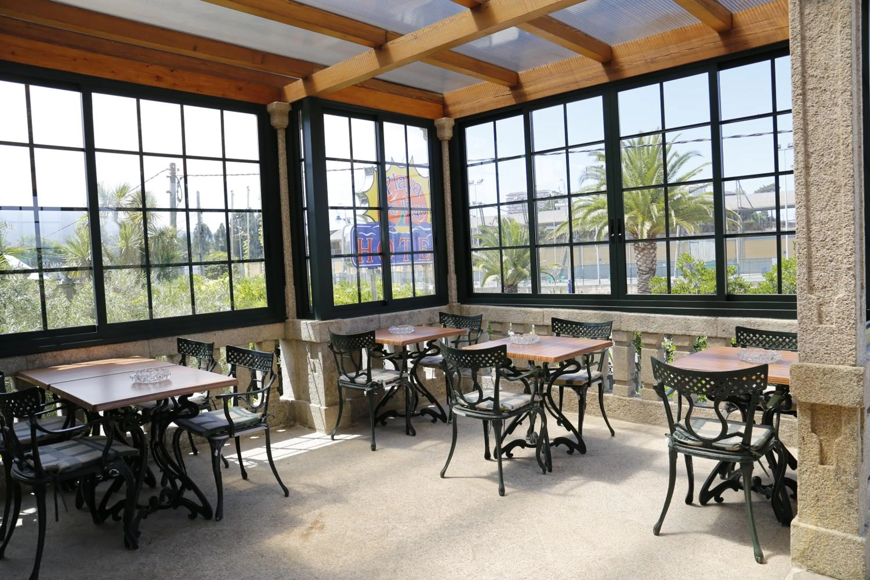 Balcony/Terrace in Hotel Playa Samil Vigo