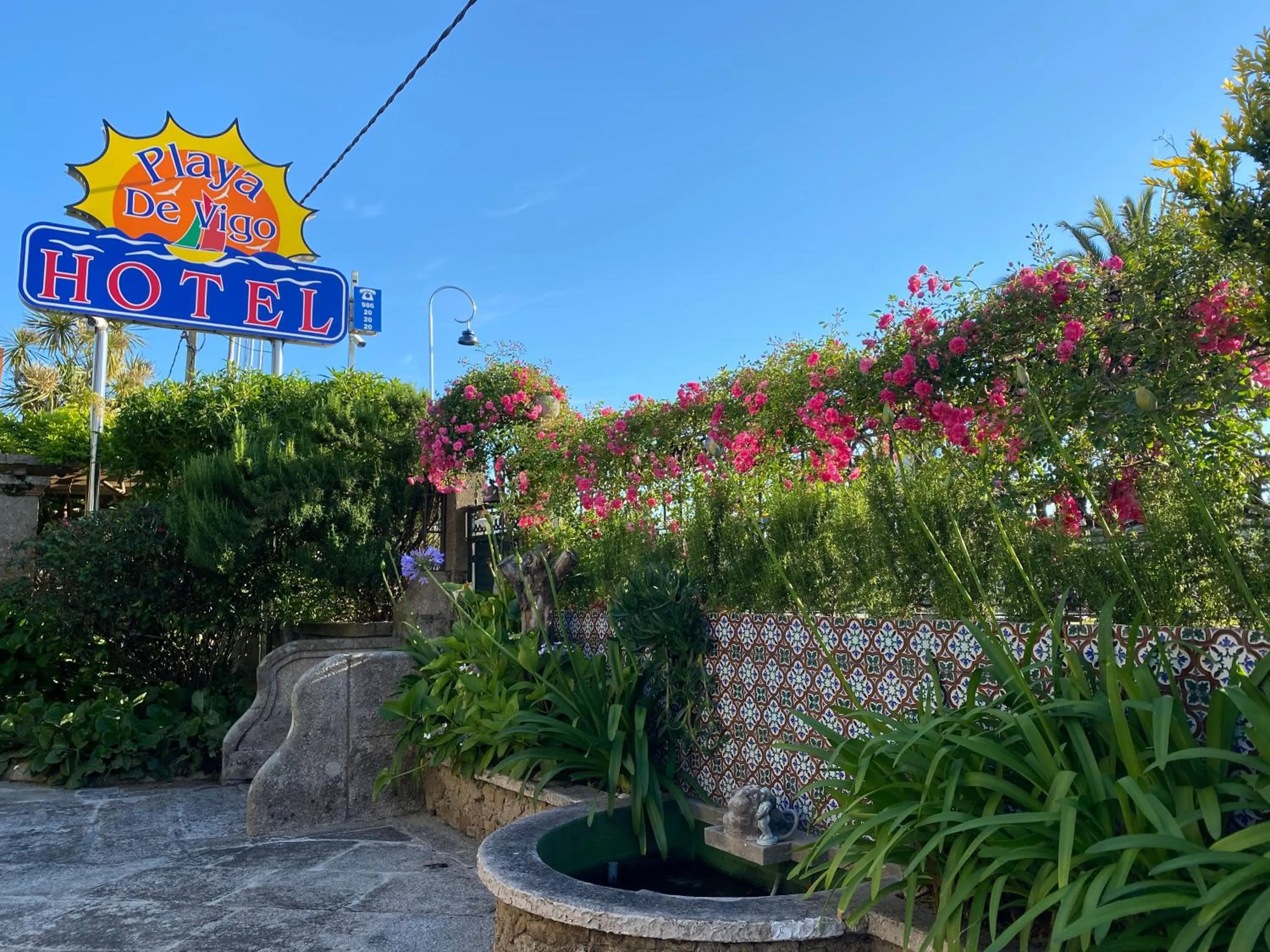 Garden in Hotel Playa Samil Vigo