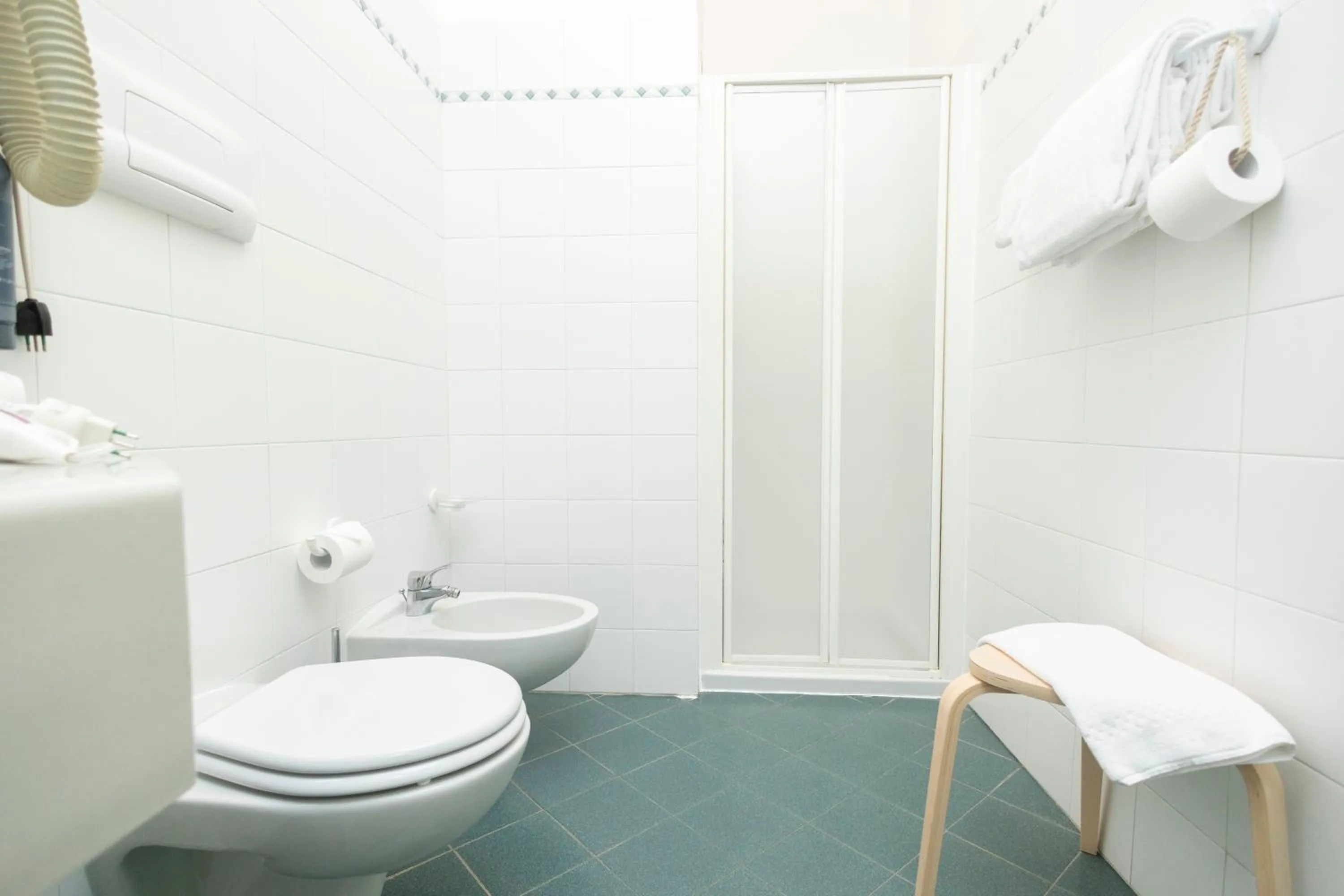 Shower in Hotel Berta