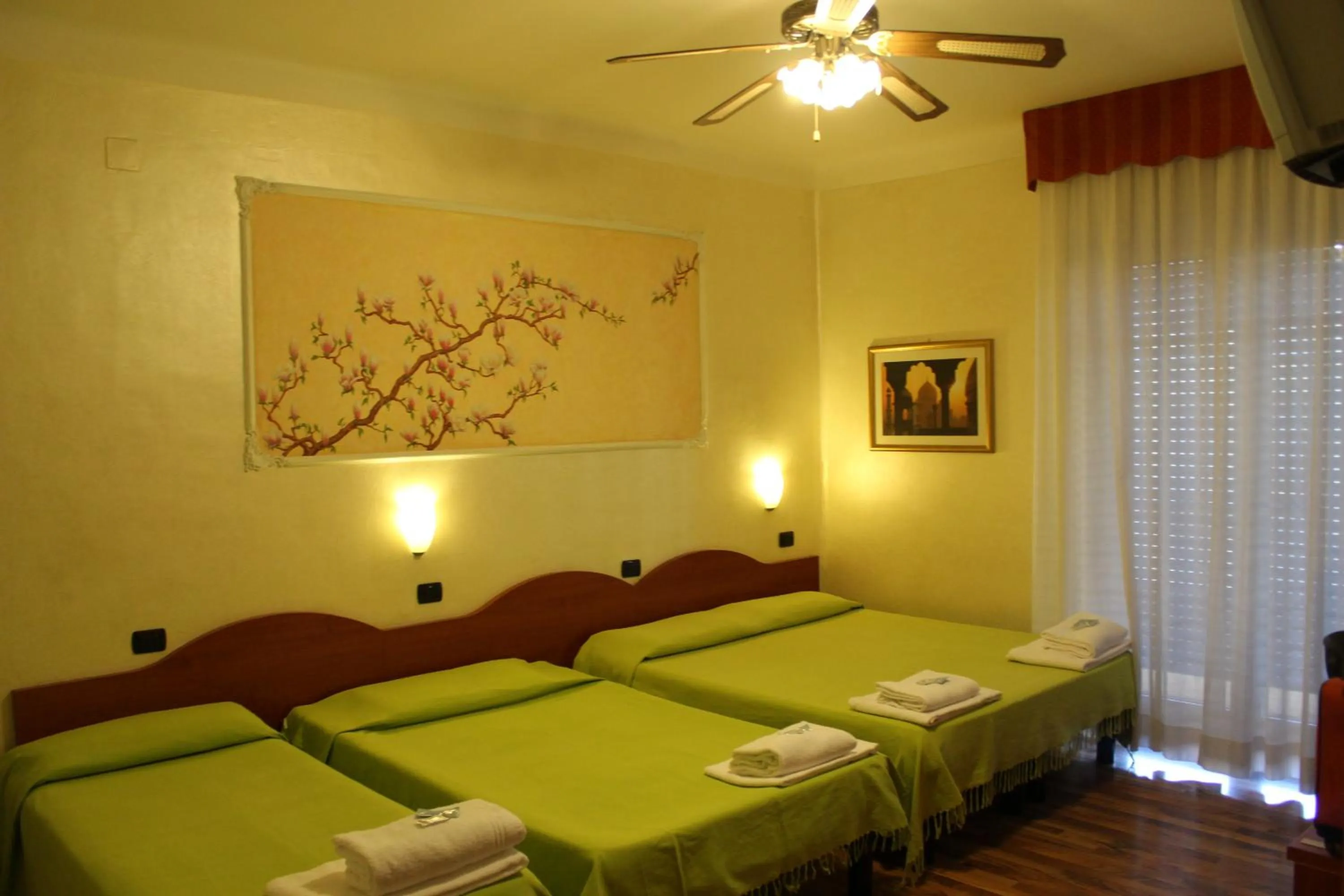 Bed in Hotel America