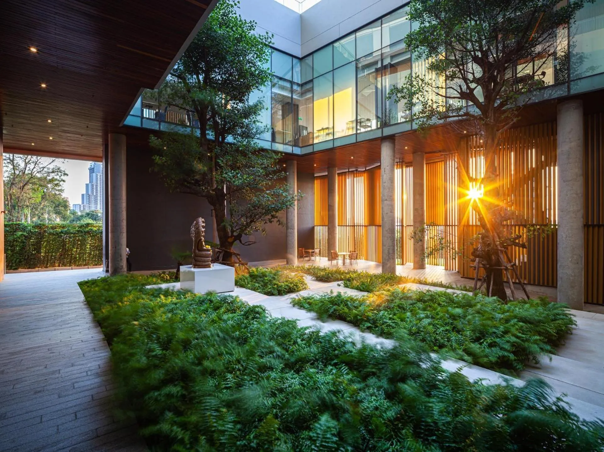 Garden in Arize Hotel Sri Racha