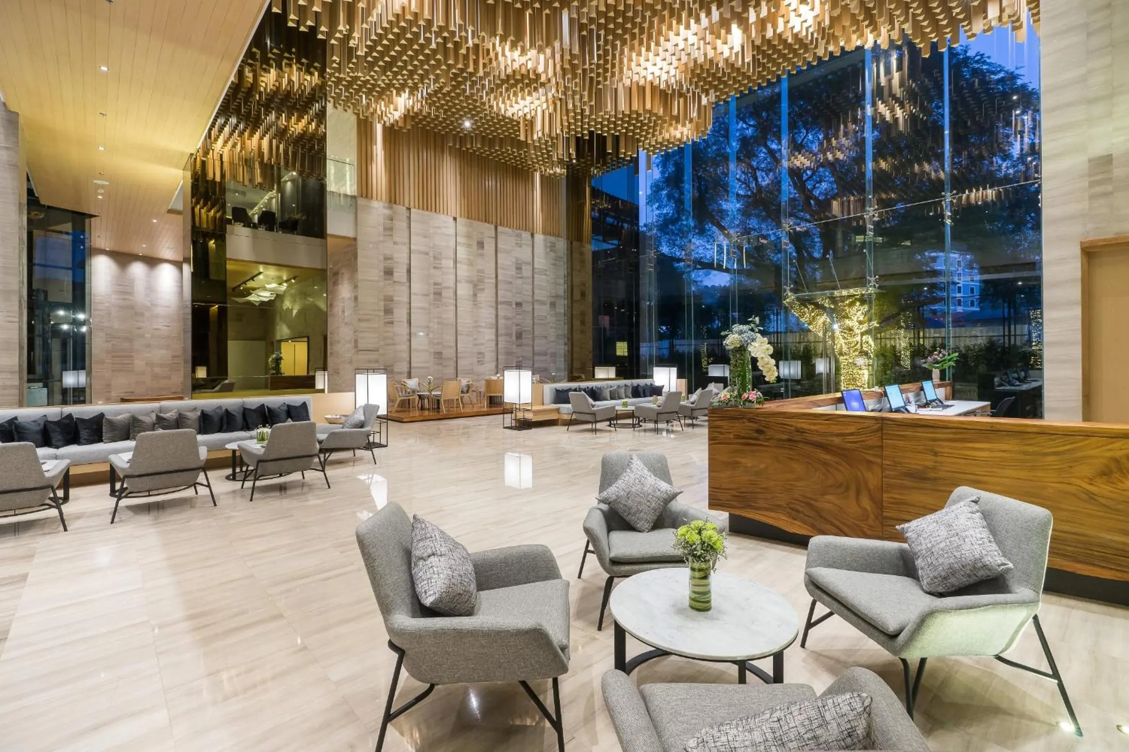 Lobby or reception in Arize Hotel Sri Racha