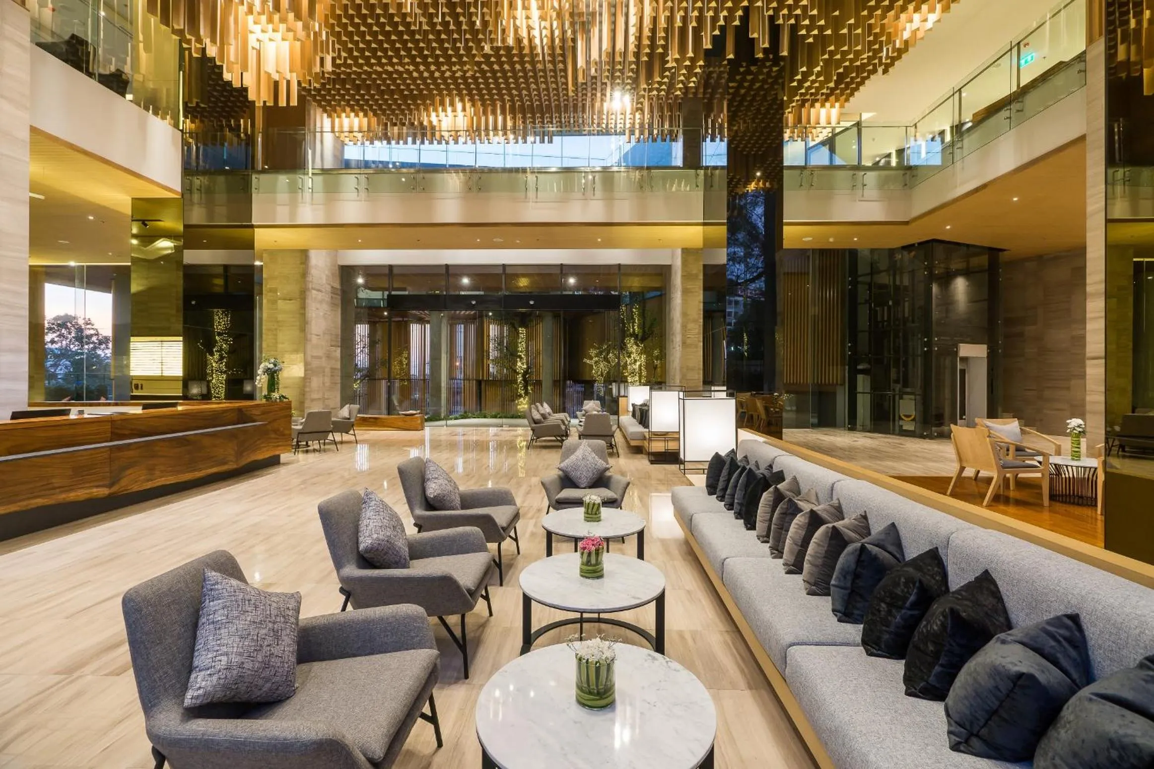 Lobby or reception in Arize Hotel Sri Racha
