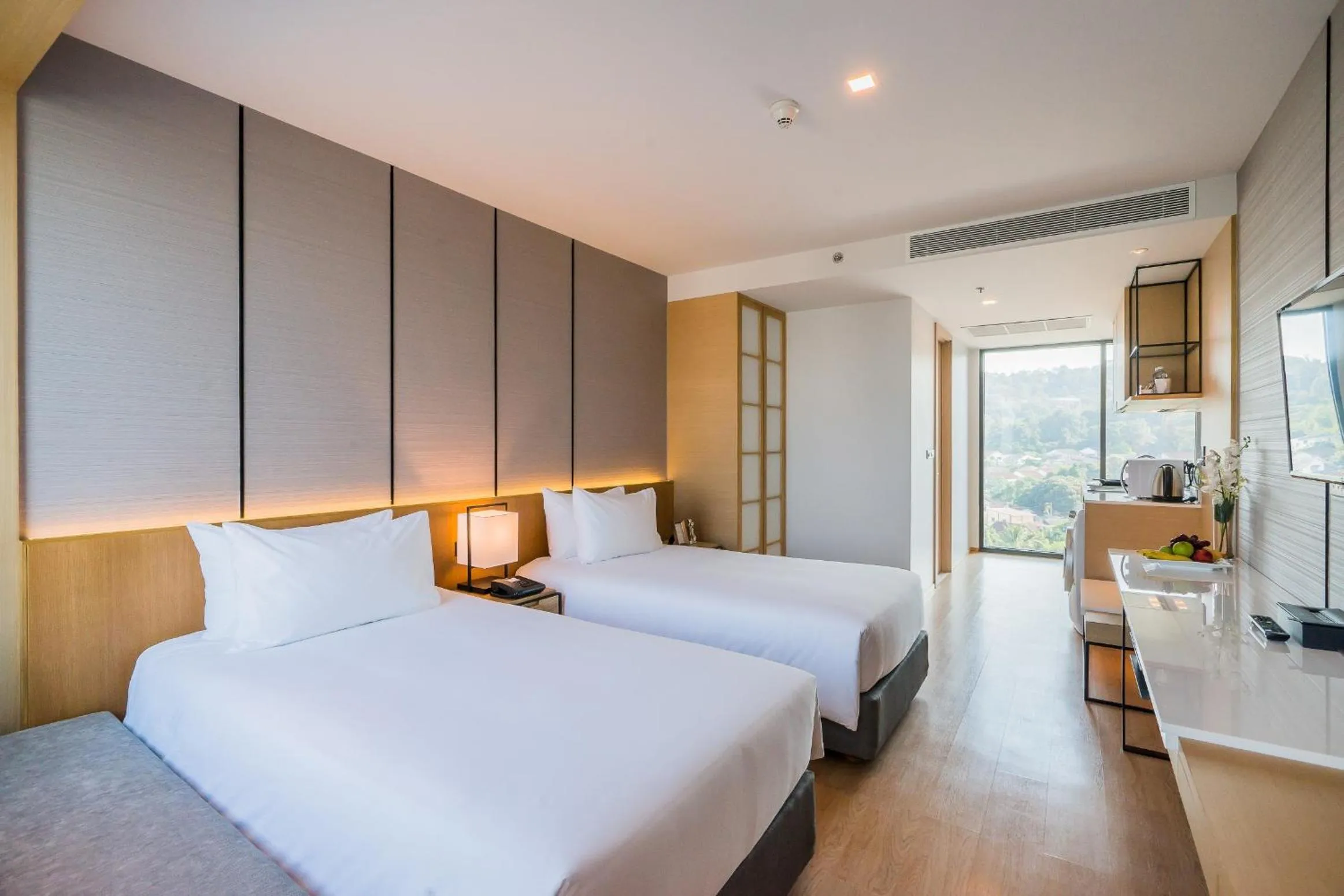 Bedroom, Bed in Arize Hotel Sri Racha