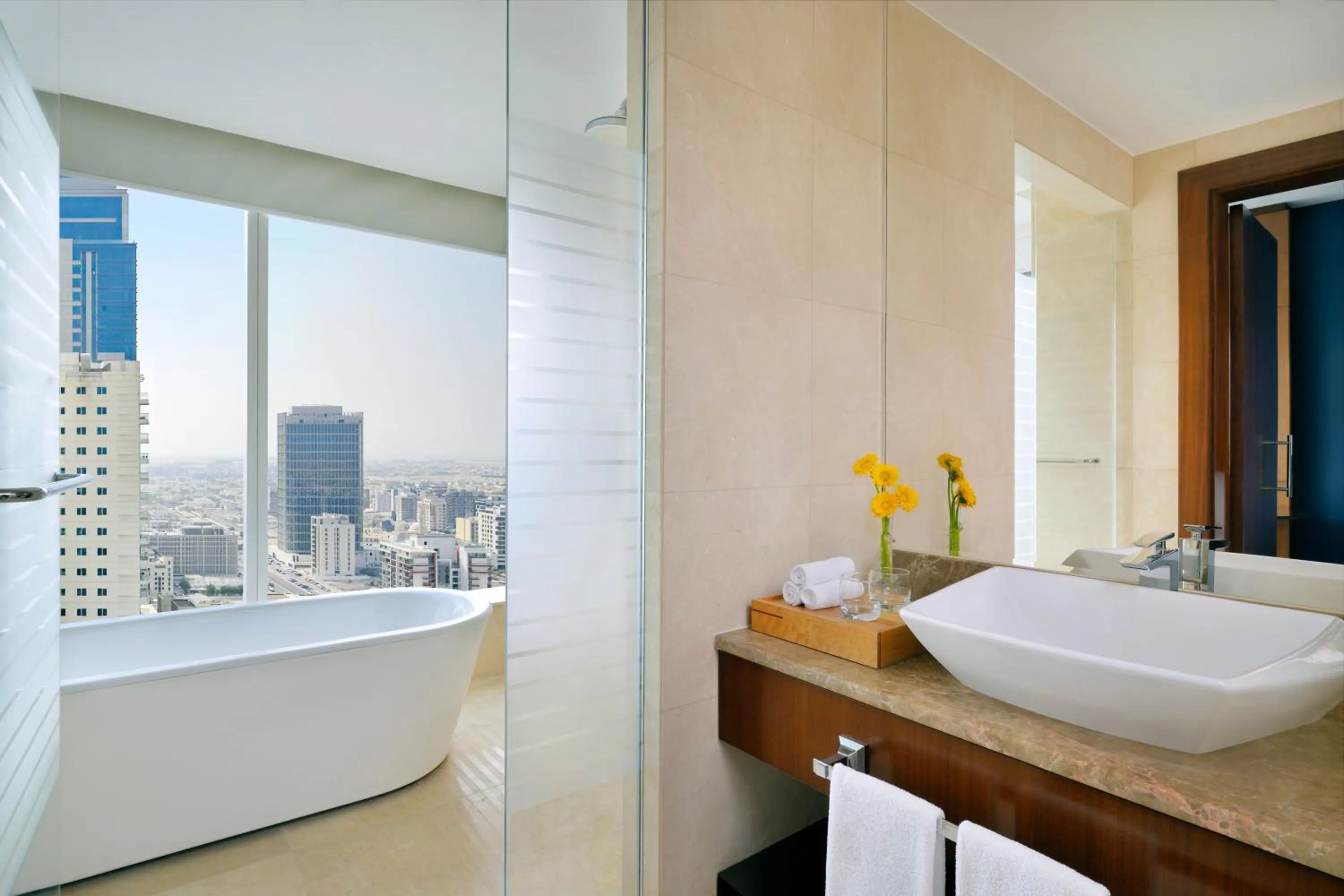 Bathroom in voco Dubai by IHG