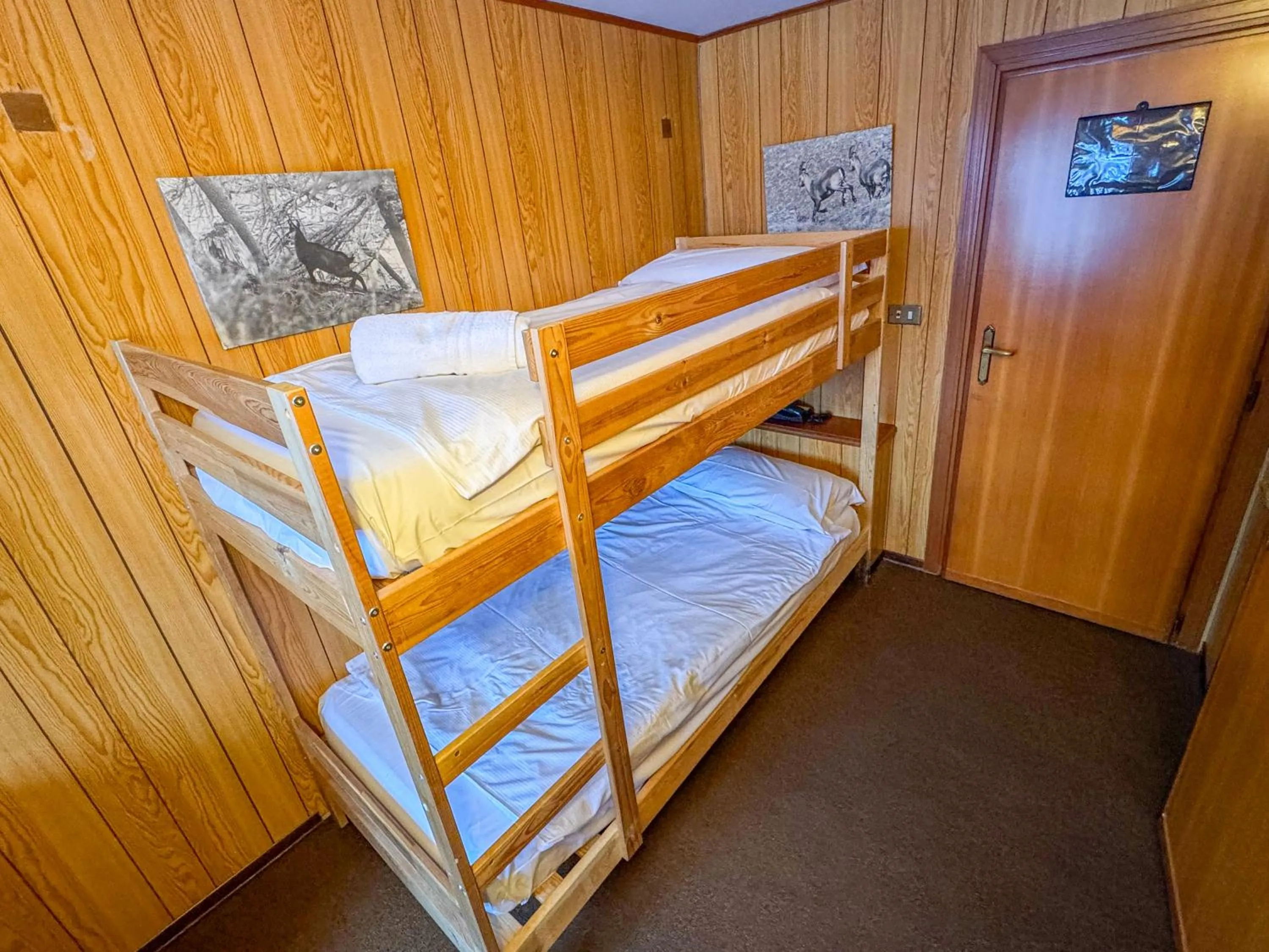 Bed in Locanda del Lysjoch