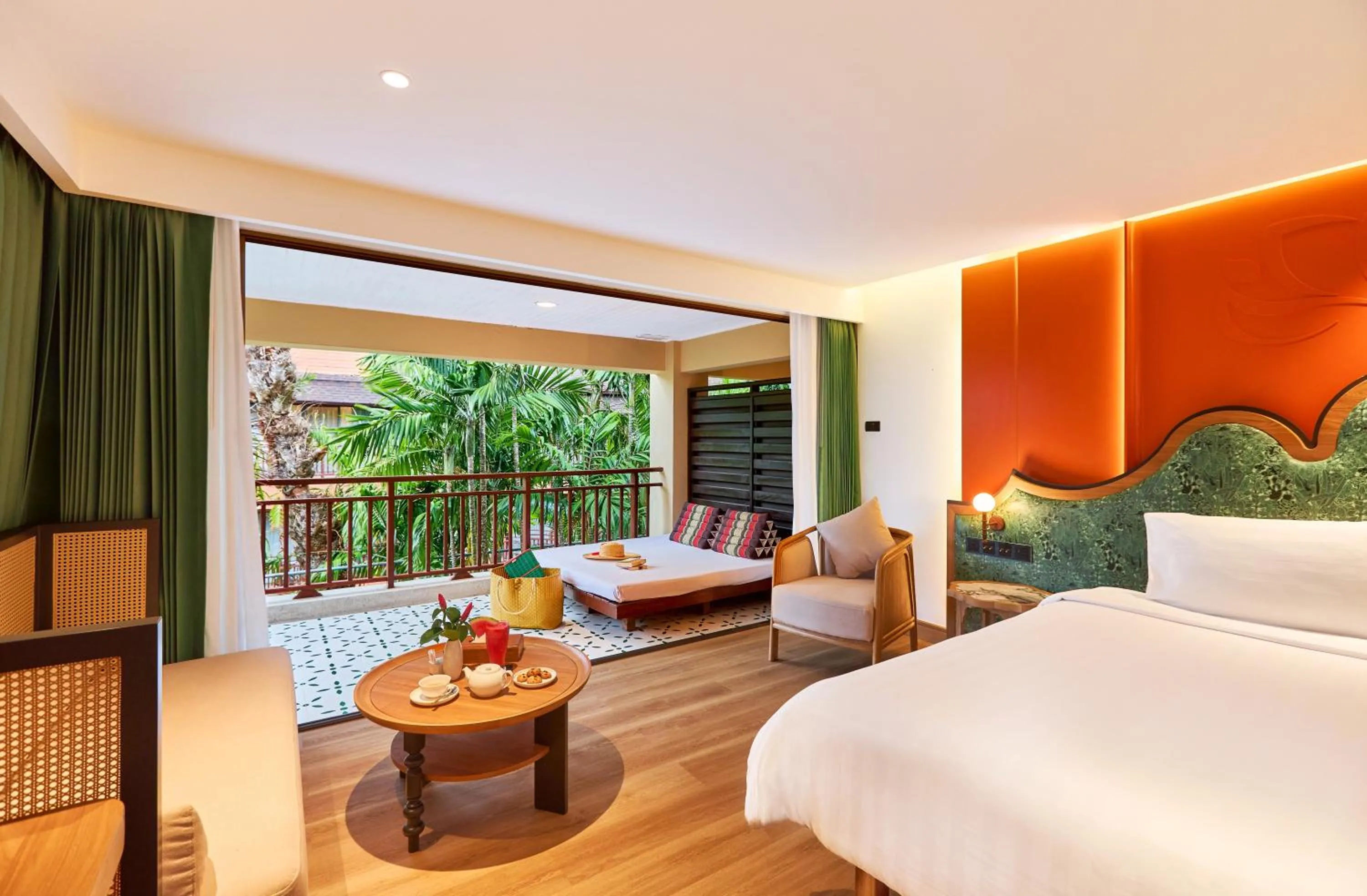 Seating area, Bed in Burasari Phuket Resort & Spa