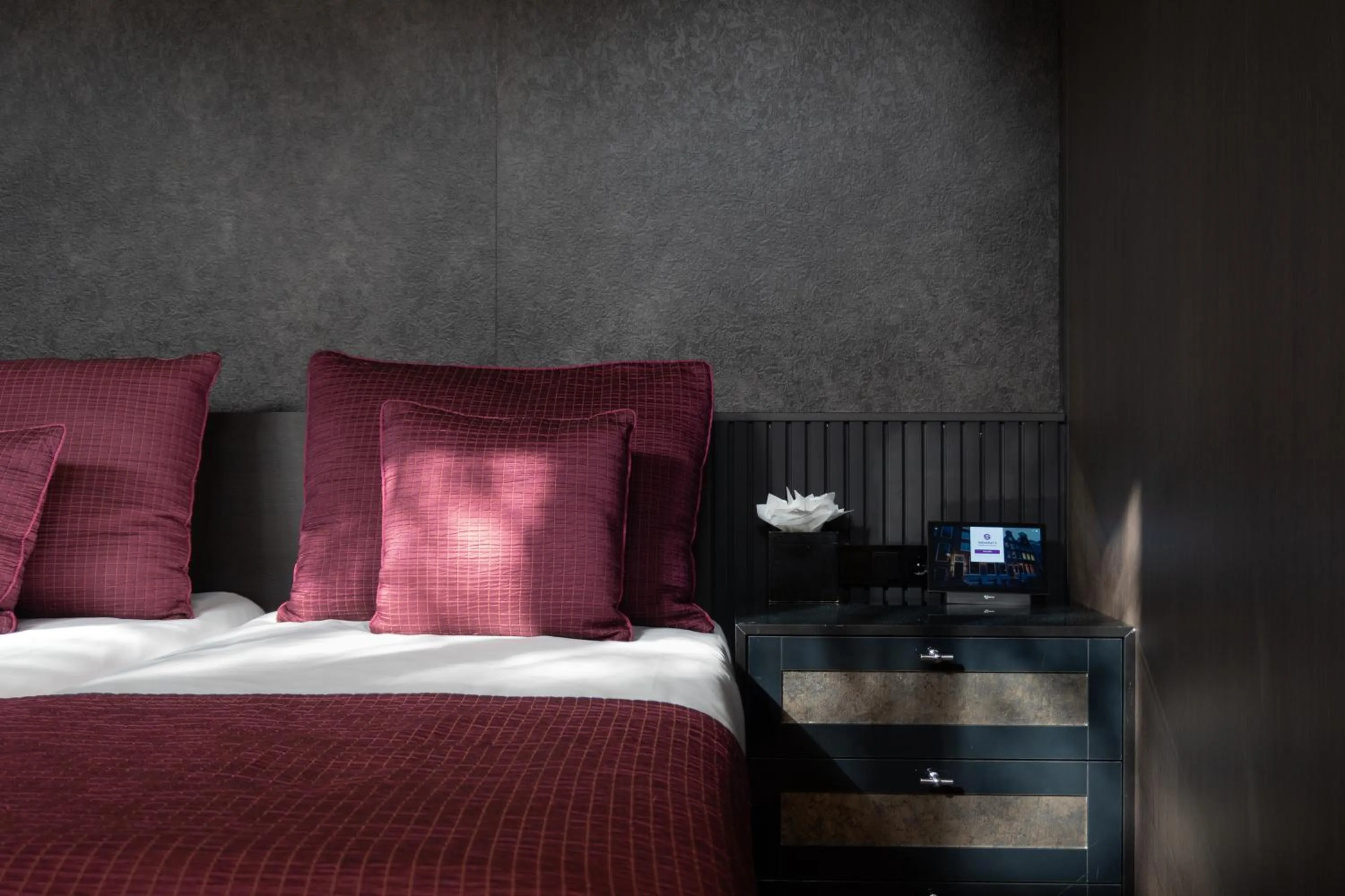 Bed in Hotel Sebastians