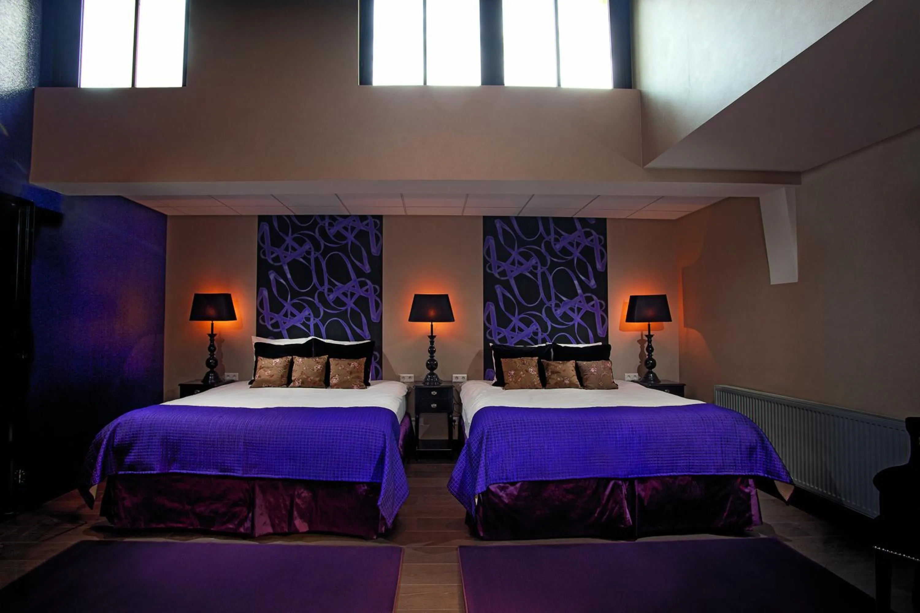 Decorative detail, Bed in Hotel Sebastians