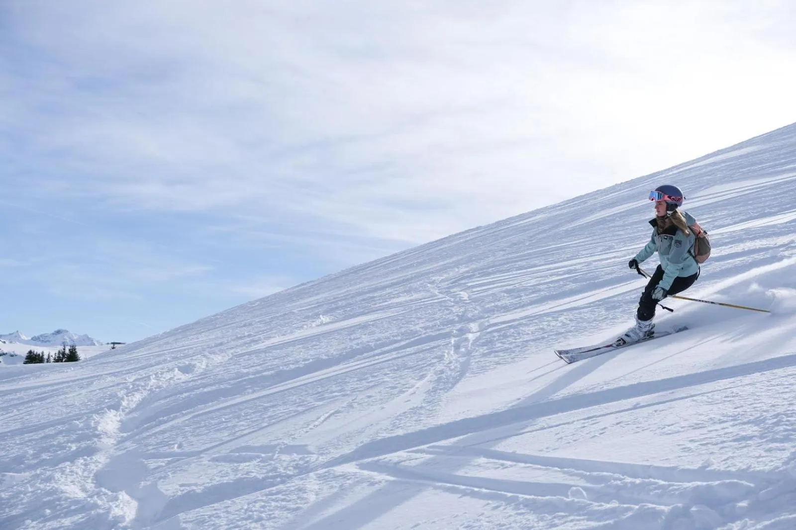 Skiing in La Ferme Du Lac