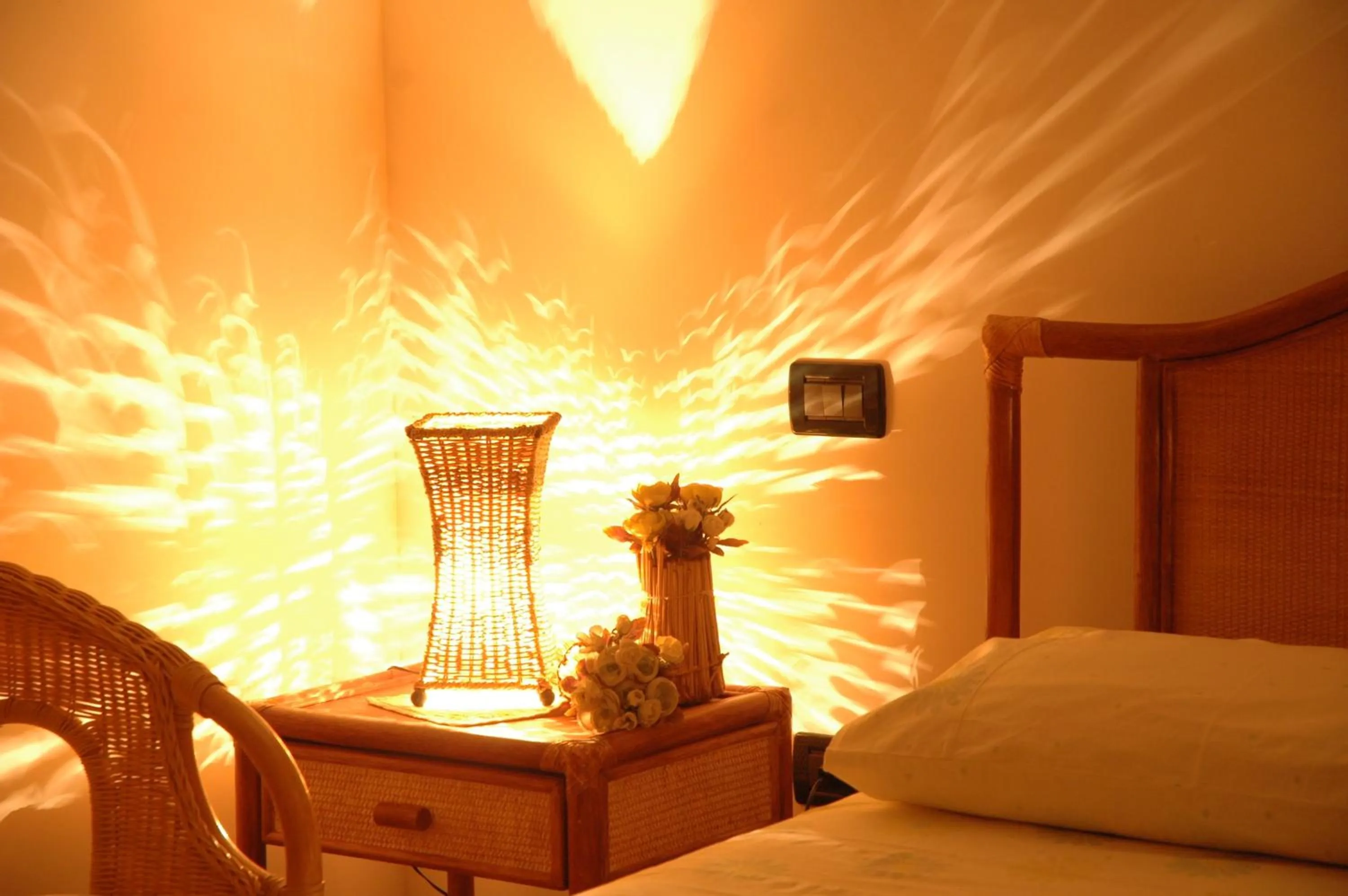 Decorative detail, Bed in Antico Camino B&B