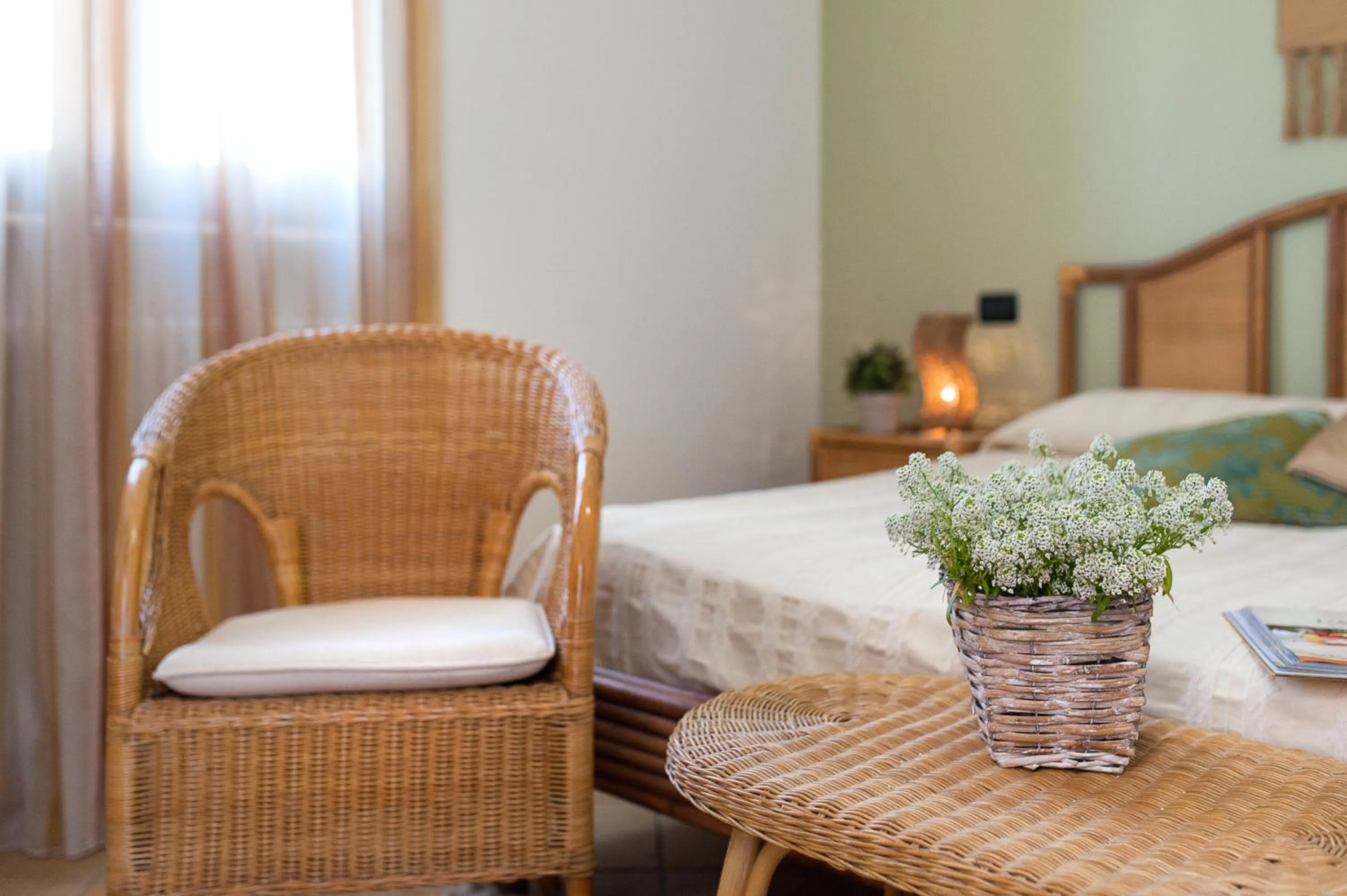 Decorative detail in Antico Camino B&B