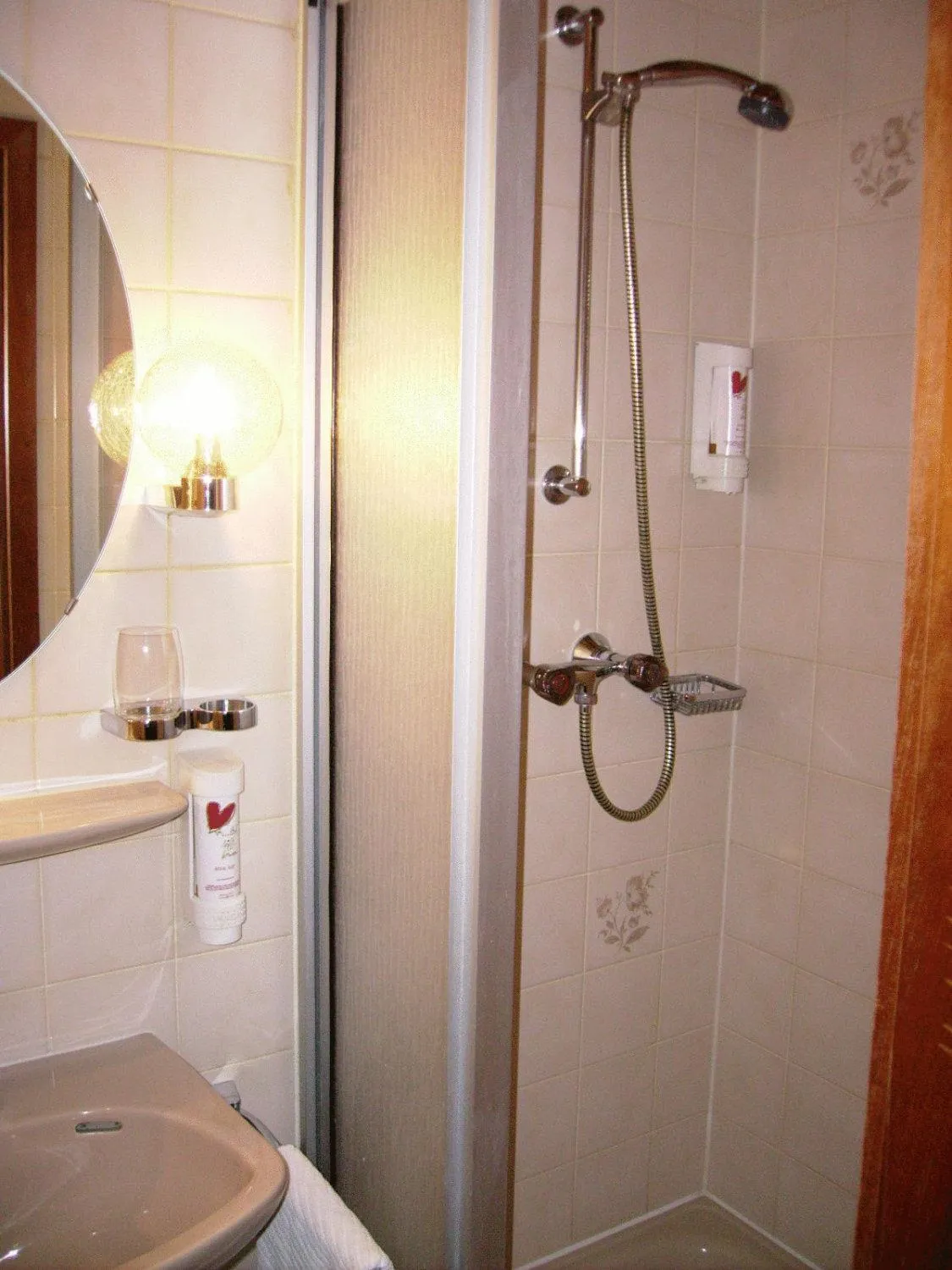 Shower in Hotel Lamm