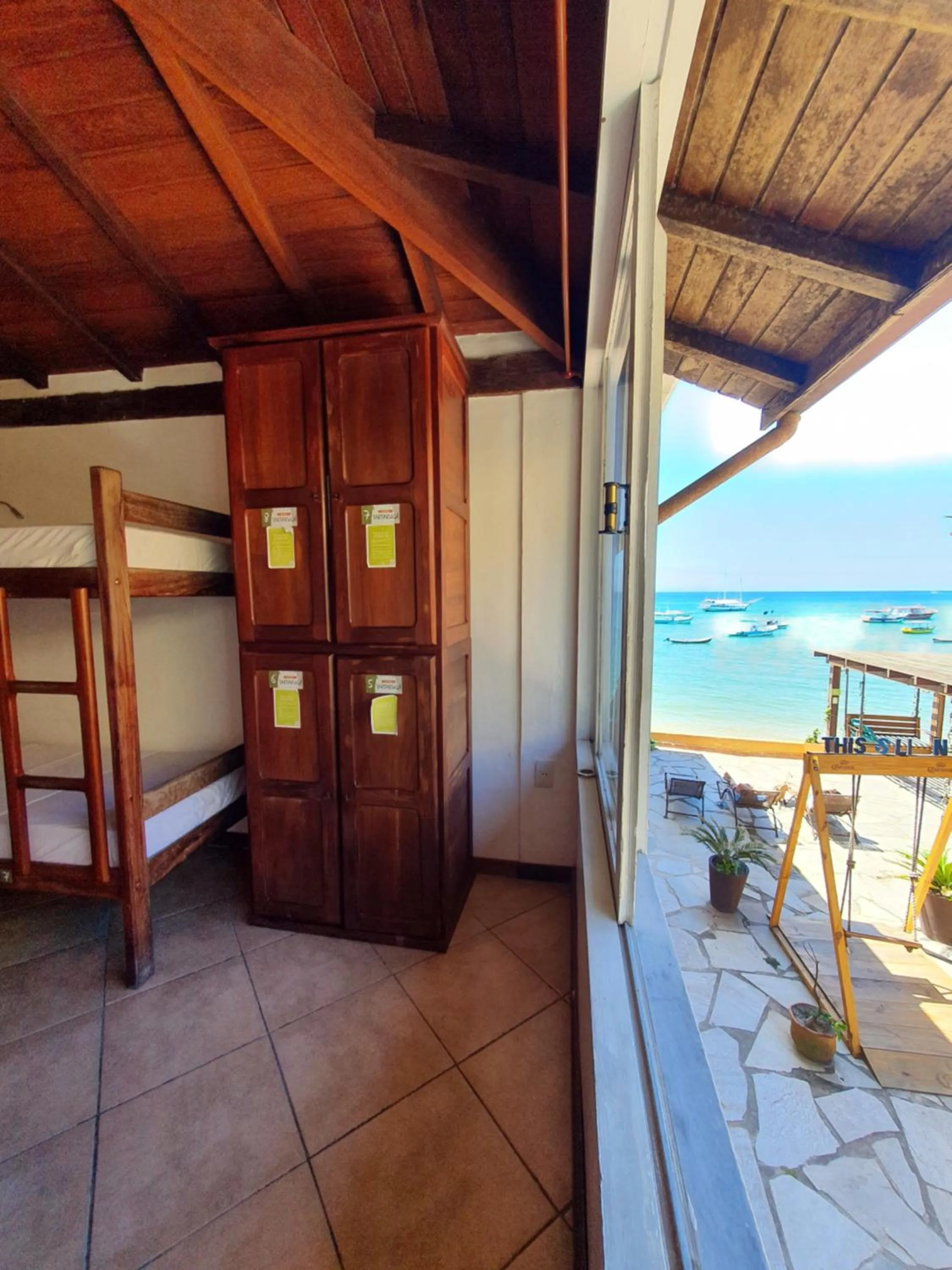 Sea view in Bamboo Búzios Hostel