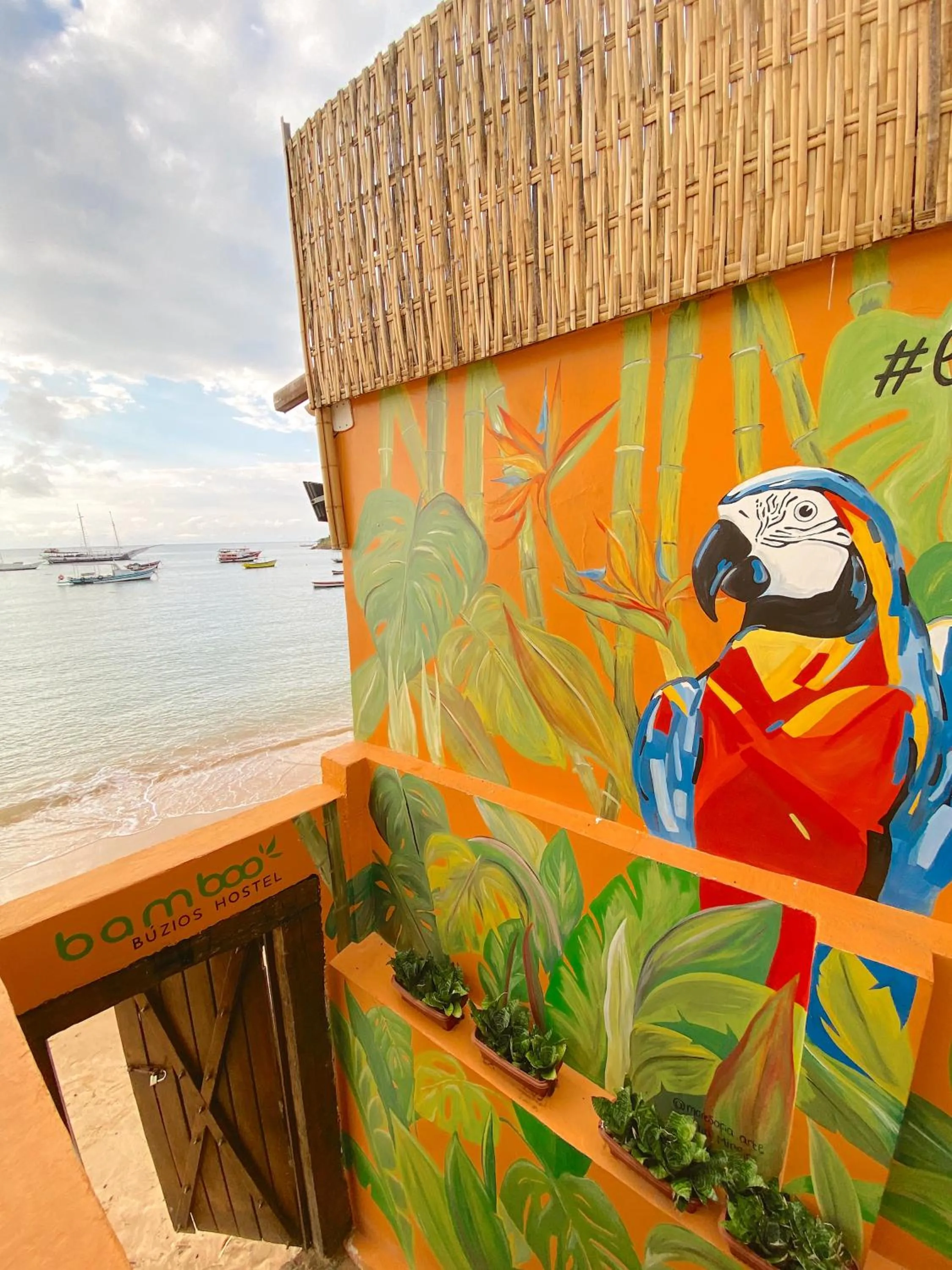 Property building in Bamboo Búzios Hostel