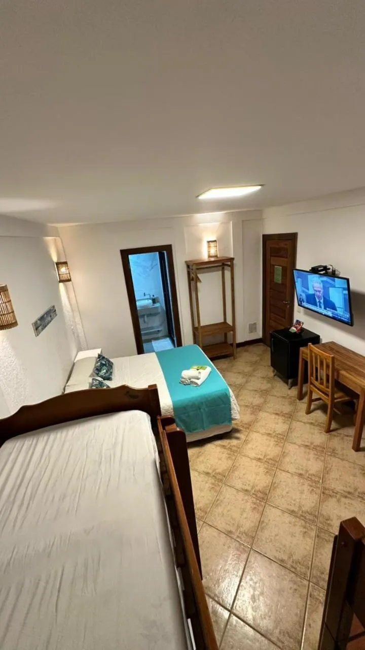 Bed in Bamboo Búzios Hostel