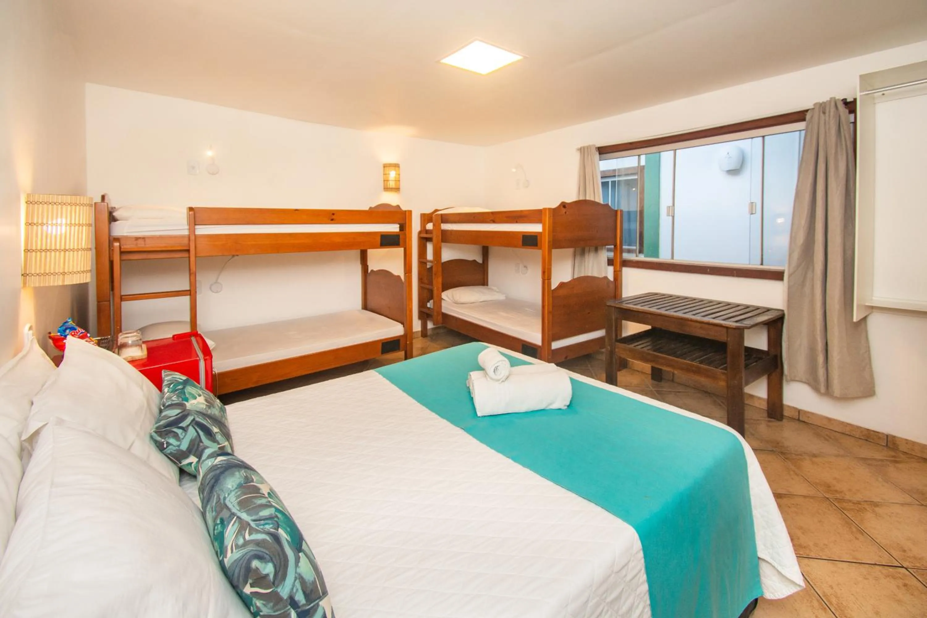 Bed in Bamboo Búzios Hostel