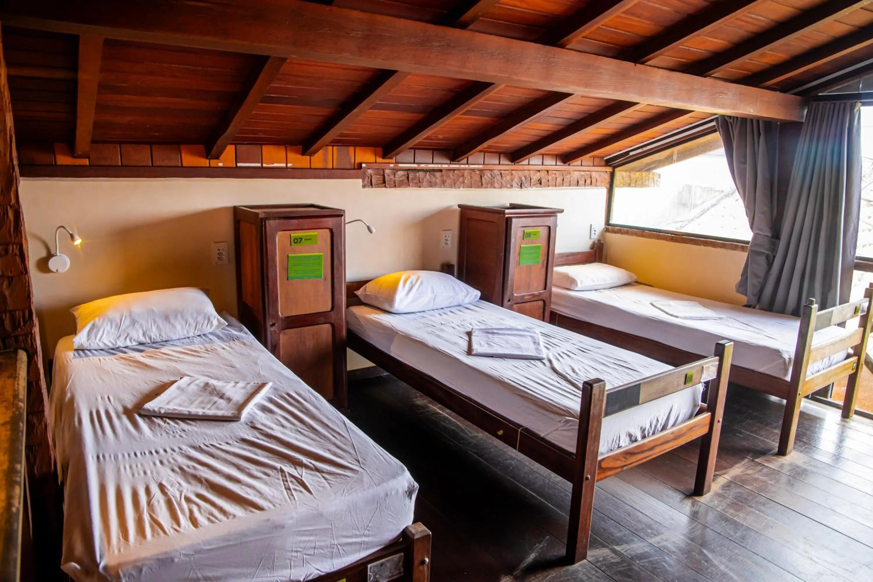 Bed in Bamboo Búzios Hostel