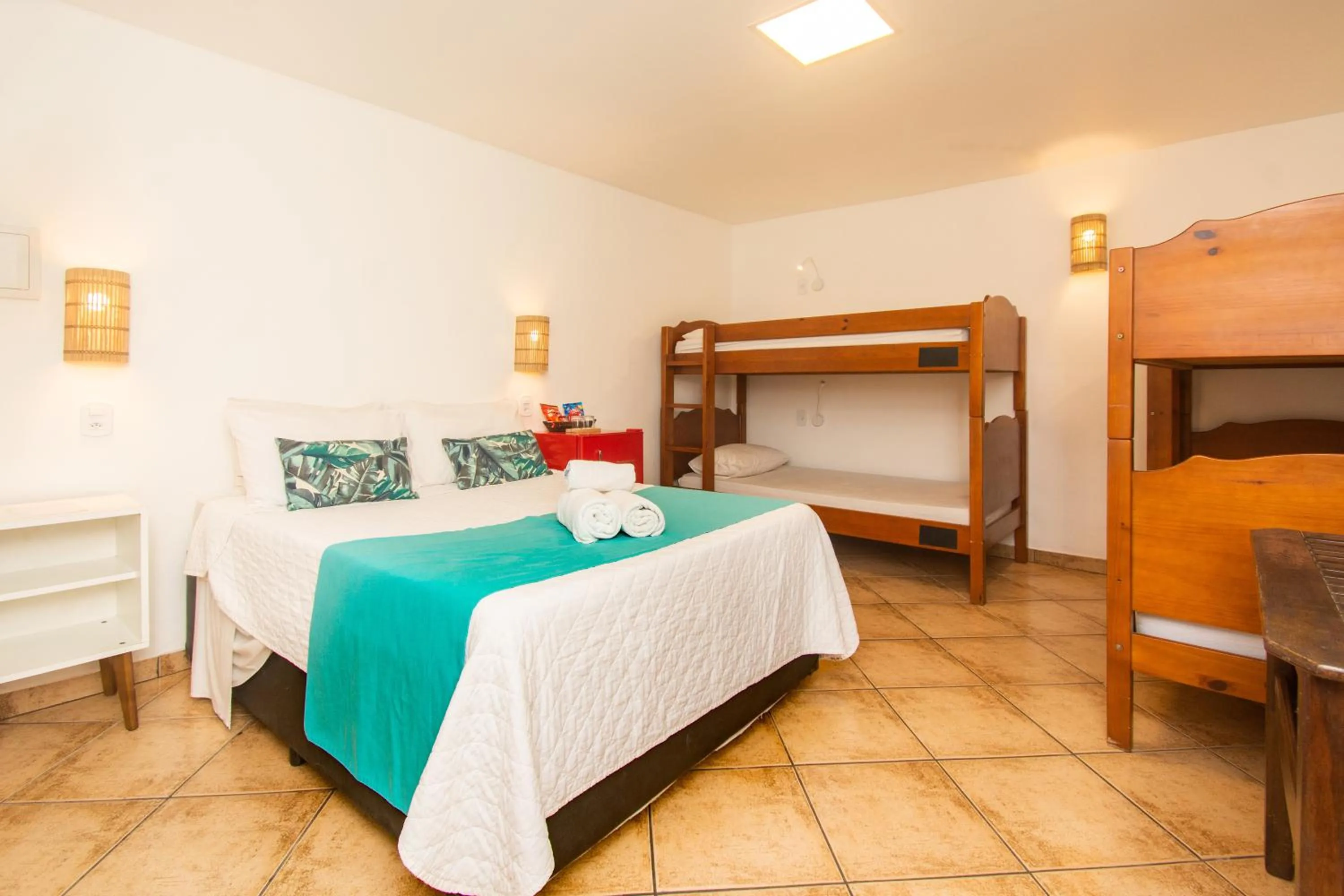 Bed in Bamboo Búzios Hostel