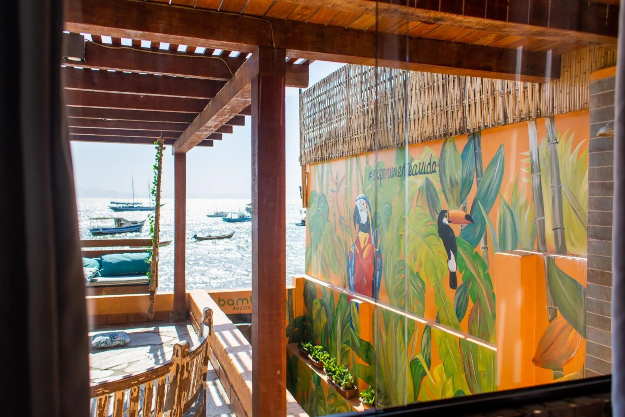 View (from property/room) in Bamboo Búzios Hostel