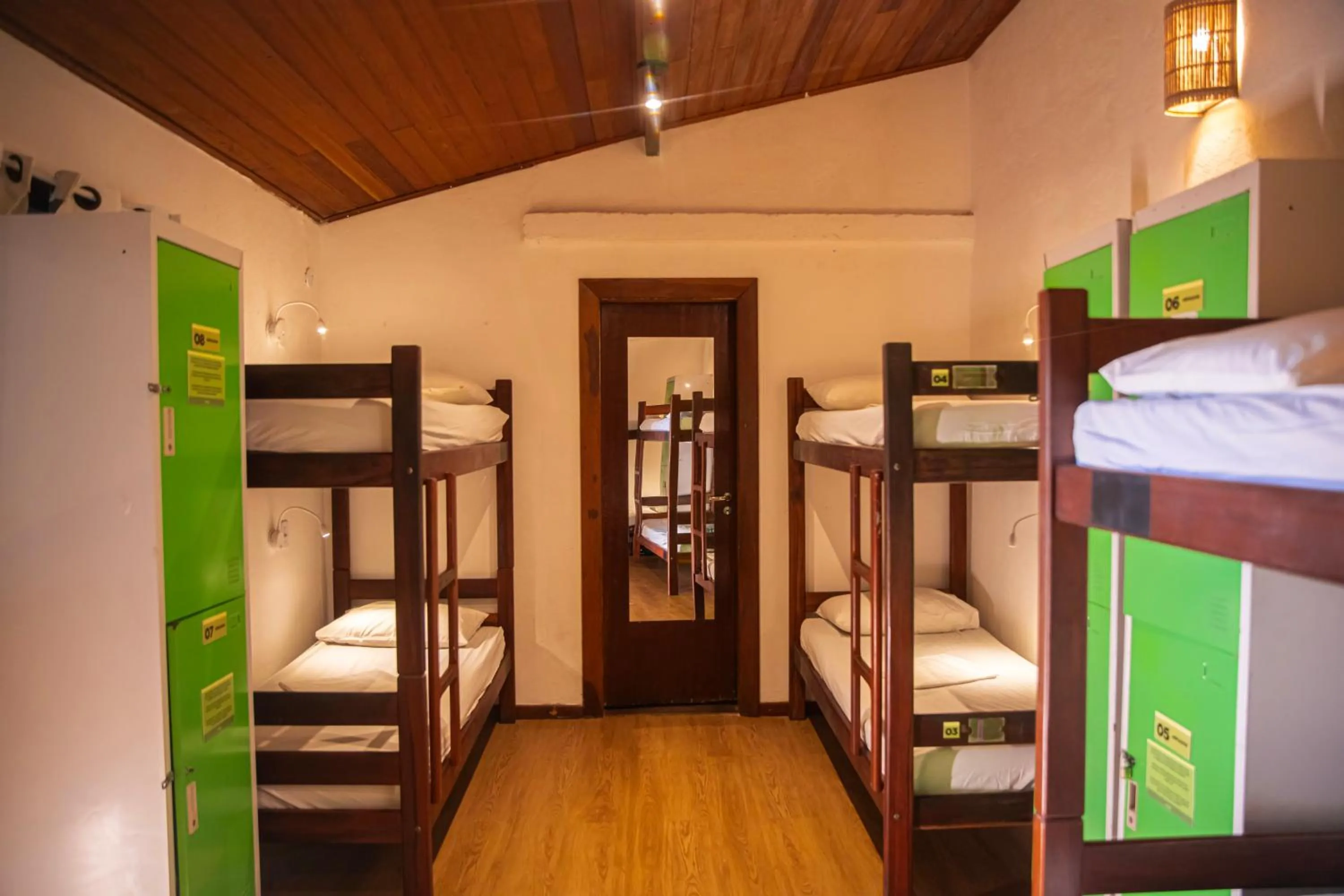 Bed in Bamboo Búzios Hostel