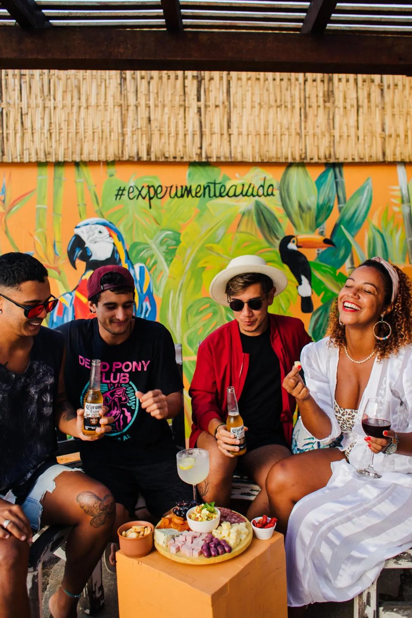 People in Bamboo Búzios Hostel