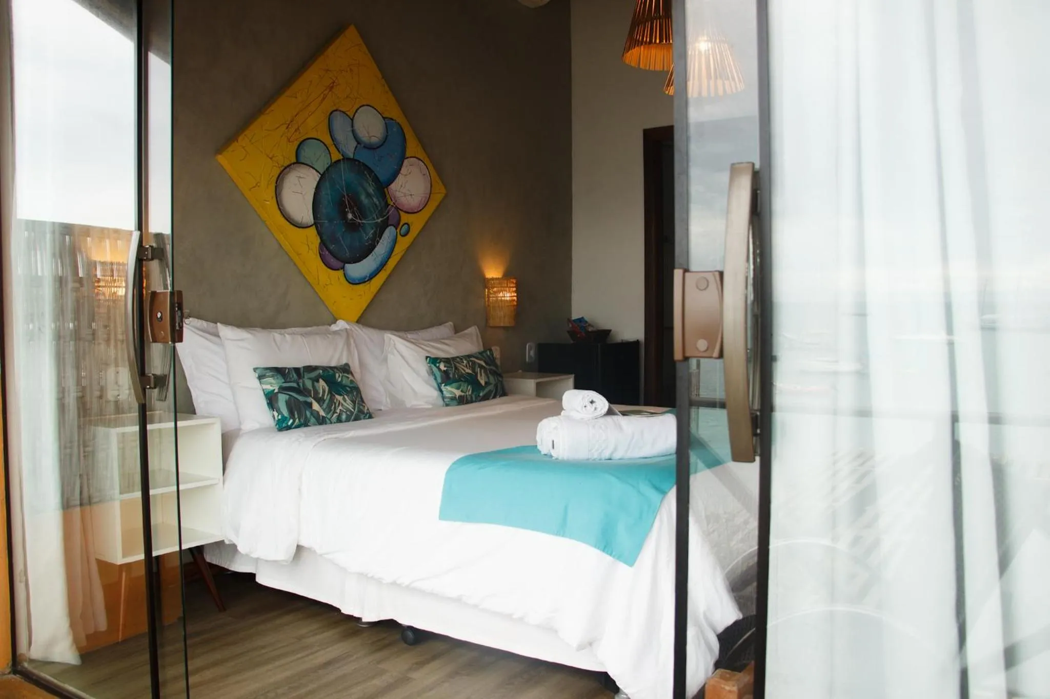 Bed in Bamboo Búzios Hostel