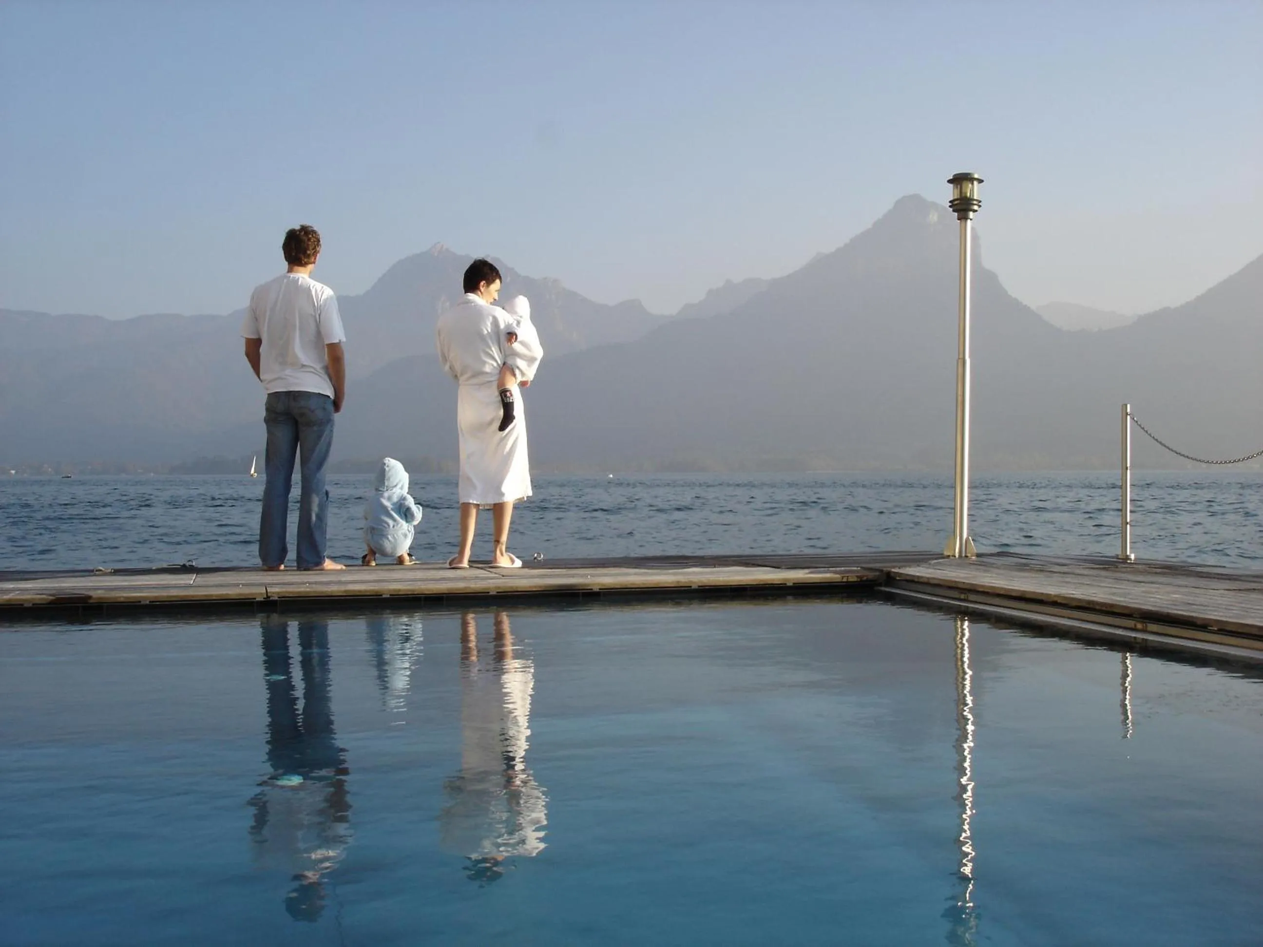 Open Air Bath in Romantik Residenz (Ferienwohnungen Hotel Im Weissen Rössl) - Dependance