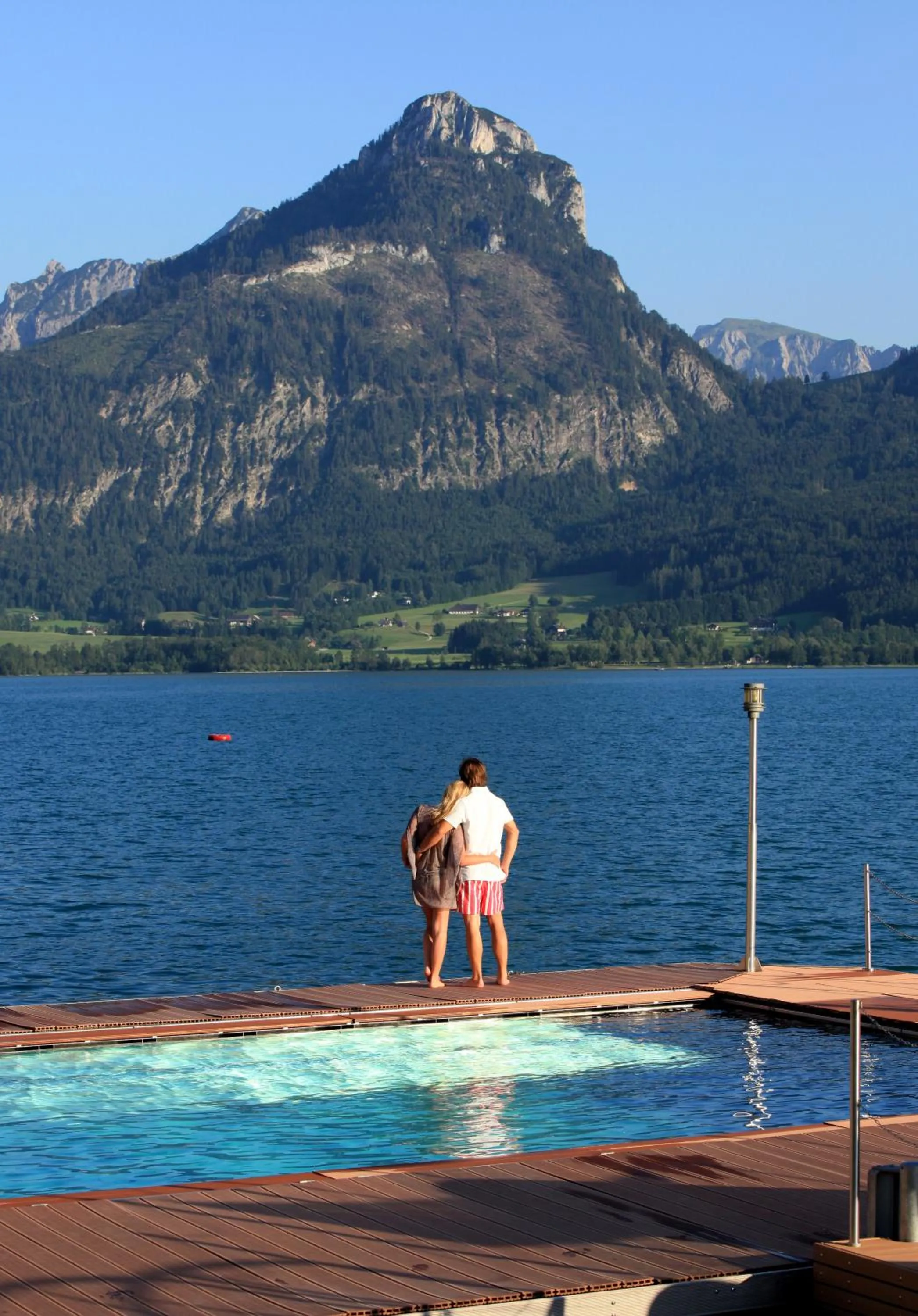 Open Air Bath in Romantik Residenz (Ferienwohnungen Hotel Im Weissen Rössl) - Dependance