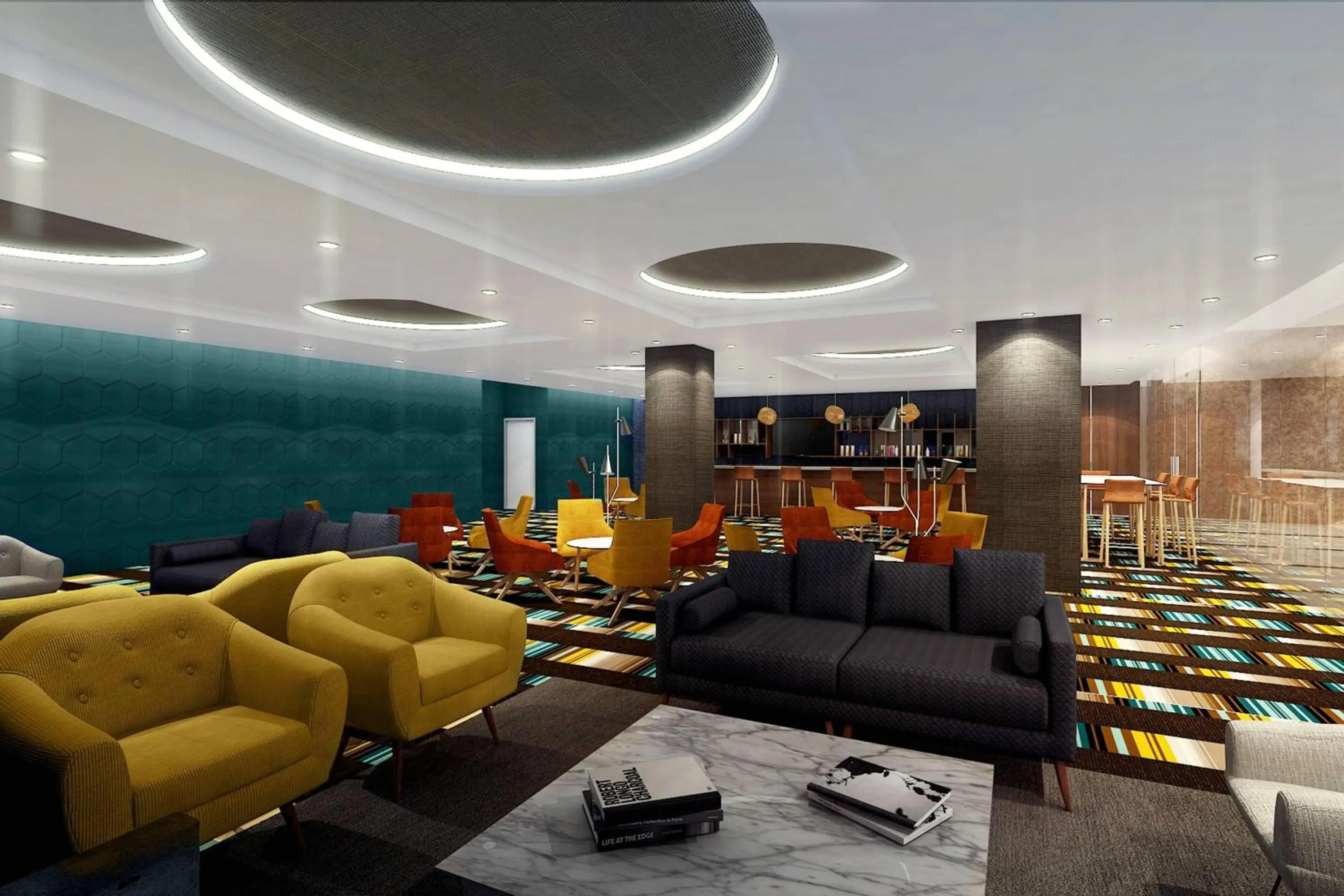 Lounge or bar in Marriott Maracay Golf Resort