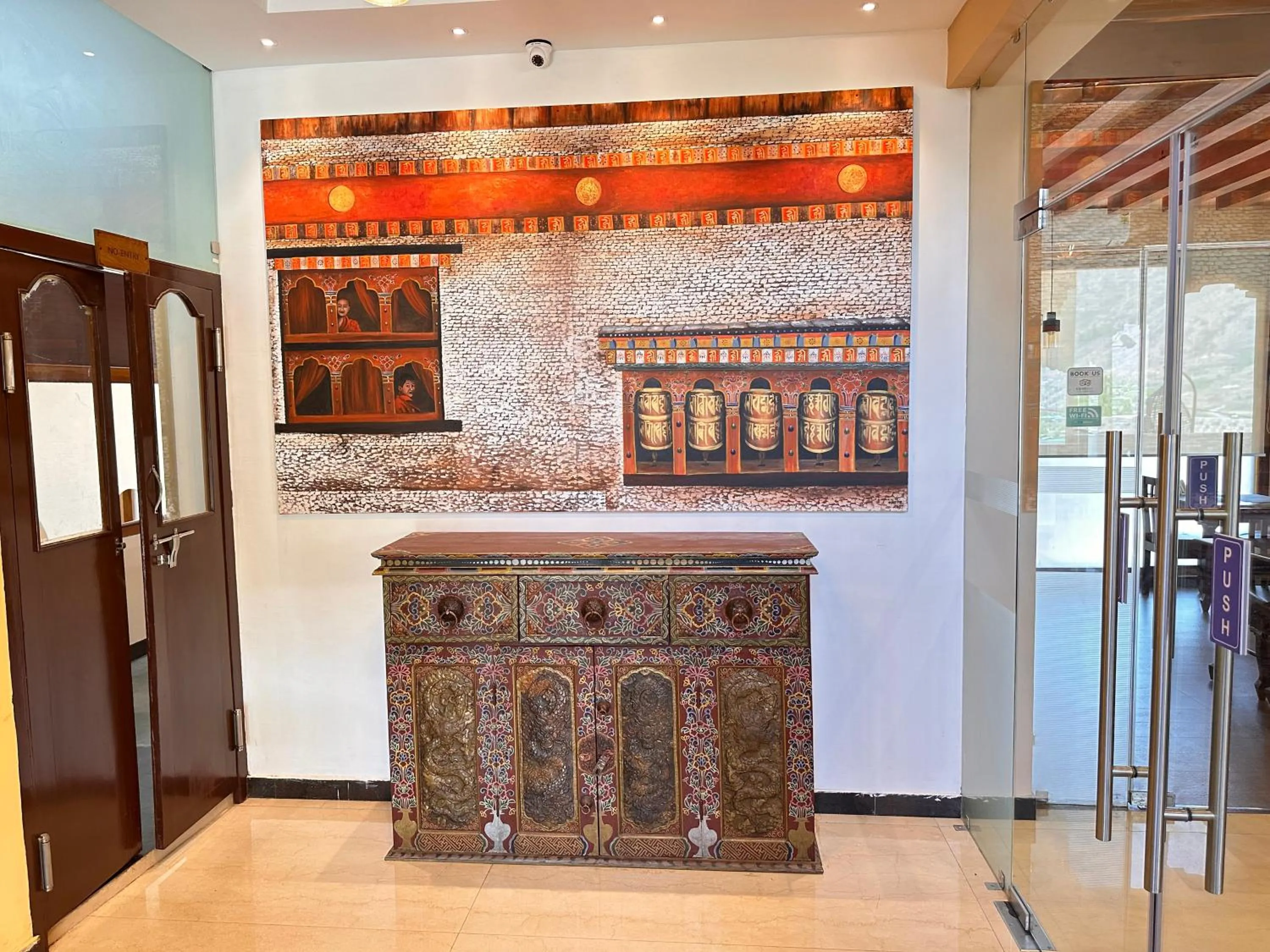 Decorative detail in NUMINOUS HOTEL