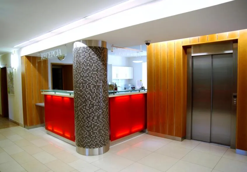 Lobby or reception in Hotel Malinowski Economy