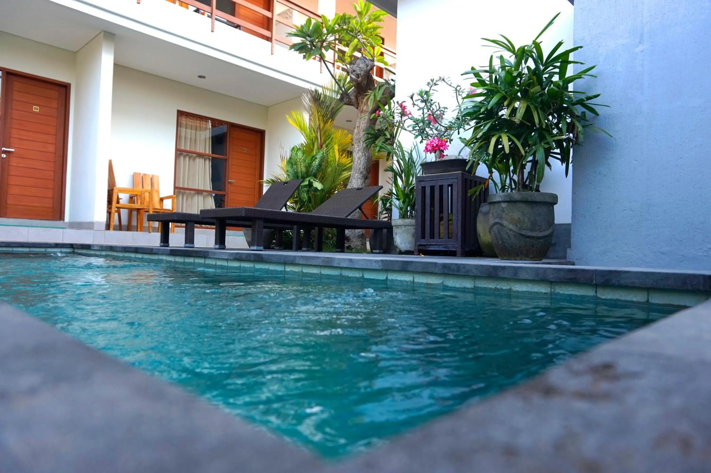 Swimming pool in Sweet Corner Guest House