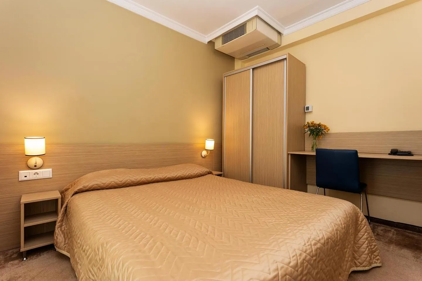 Photo of the whole room, Bed in Geneva Hotel